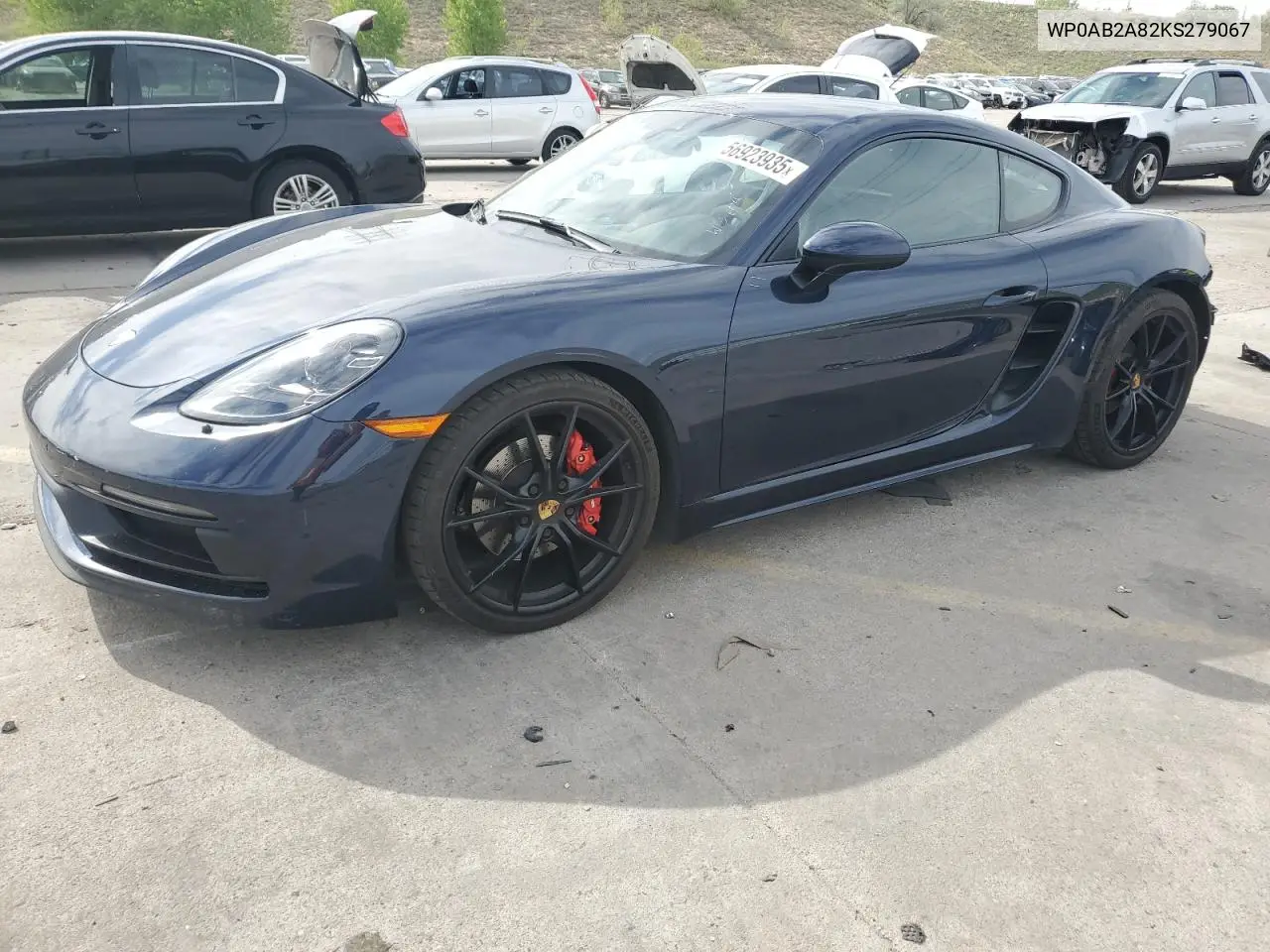 2019 Porsche Cayman S VIN: WP0AB2A82KS279067 Lot: 56923935