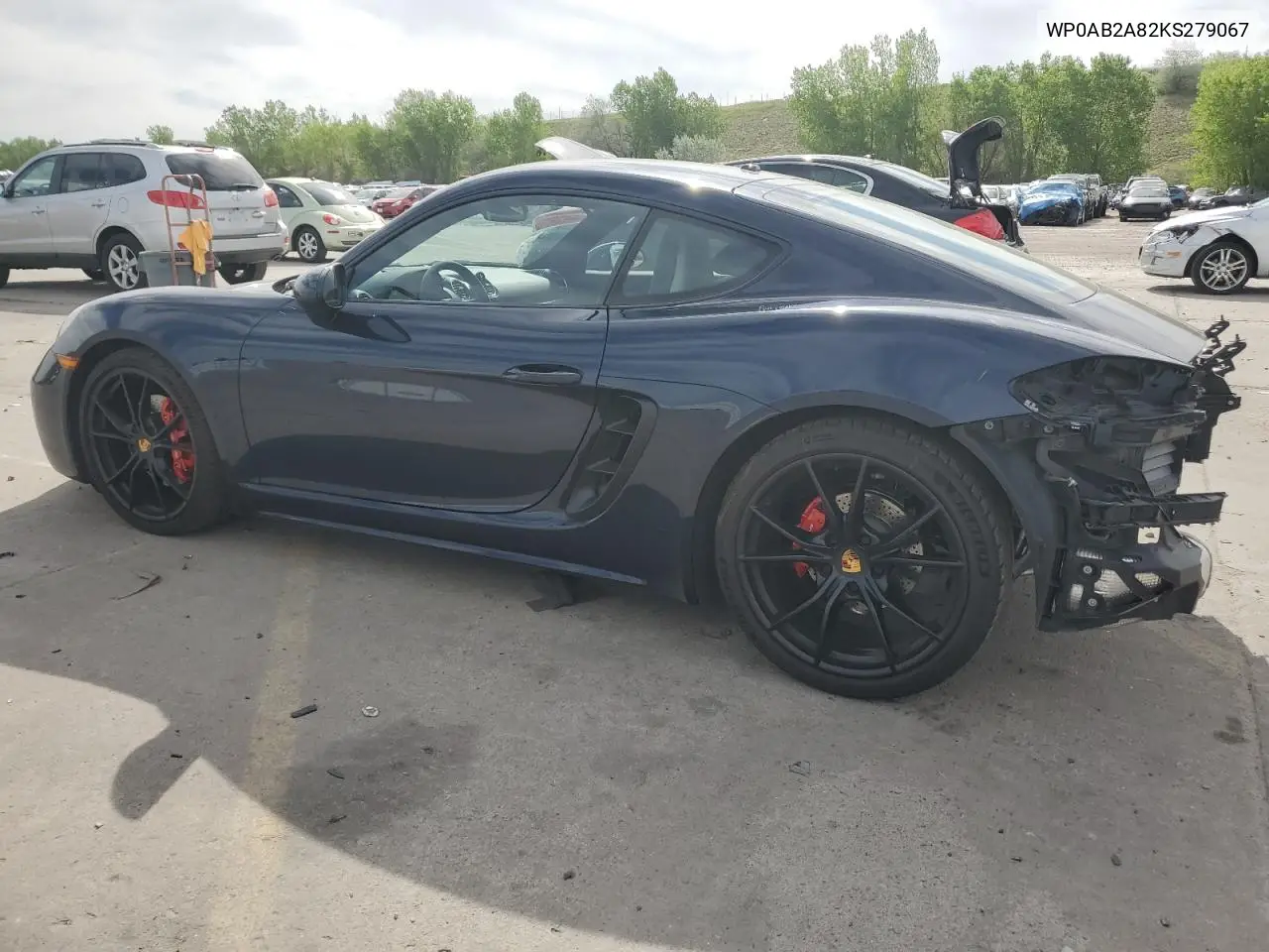 2019 Porsche Cayman S VIN: WP0AB2A82KS279067 Lot: 56923935