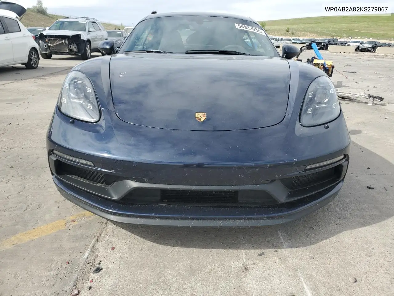 2019 Porsche Cayman S VIN: WP0AB2A82KS279067 Lot: 56923935