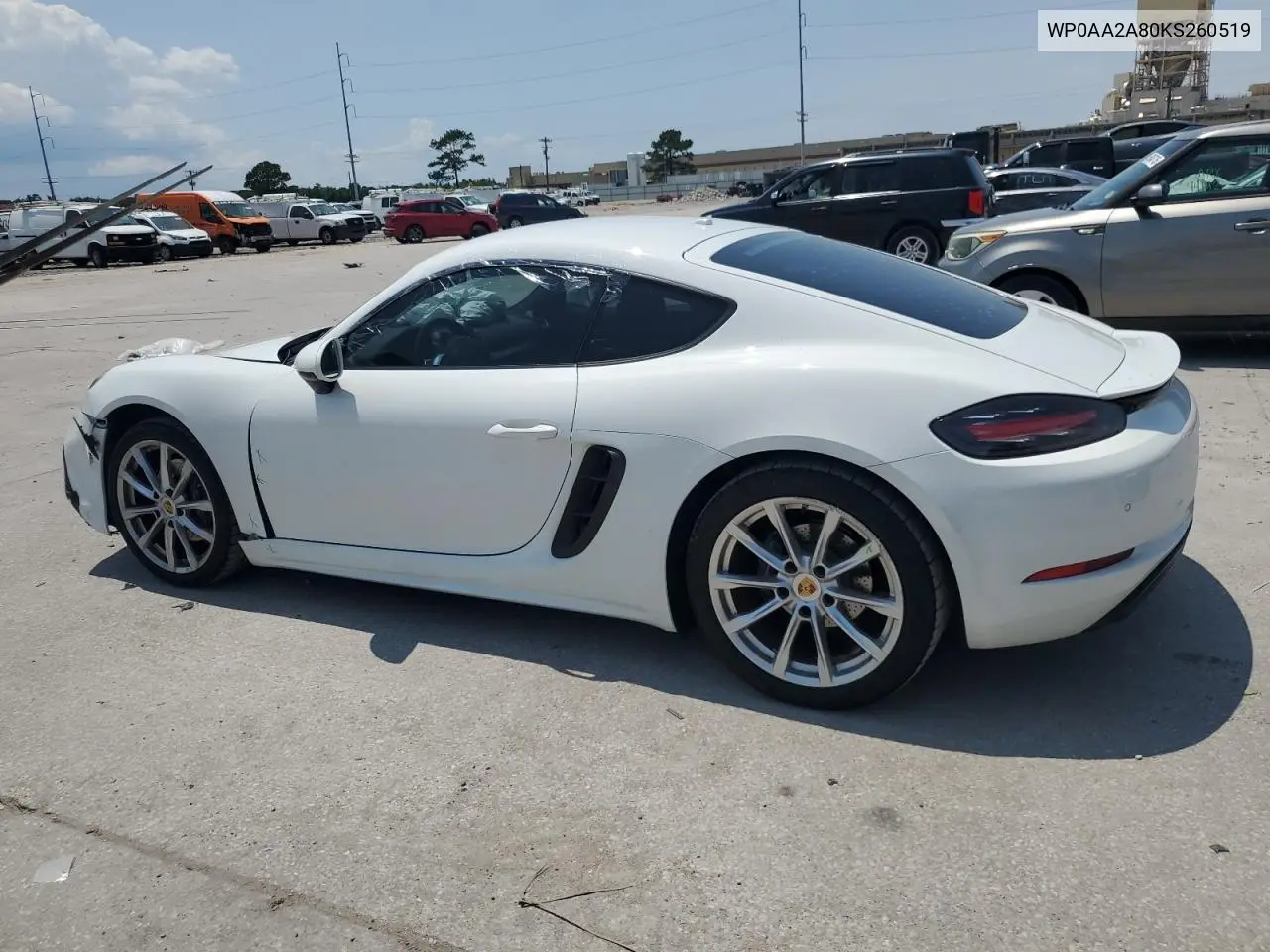 2019 Porsche Cayman Base VIN: WP0AA2A80KS260519 Lot: 59036735