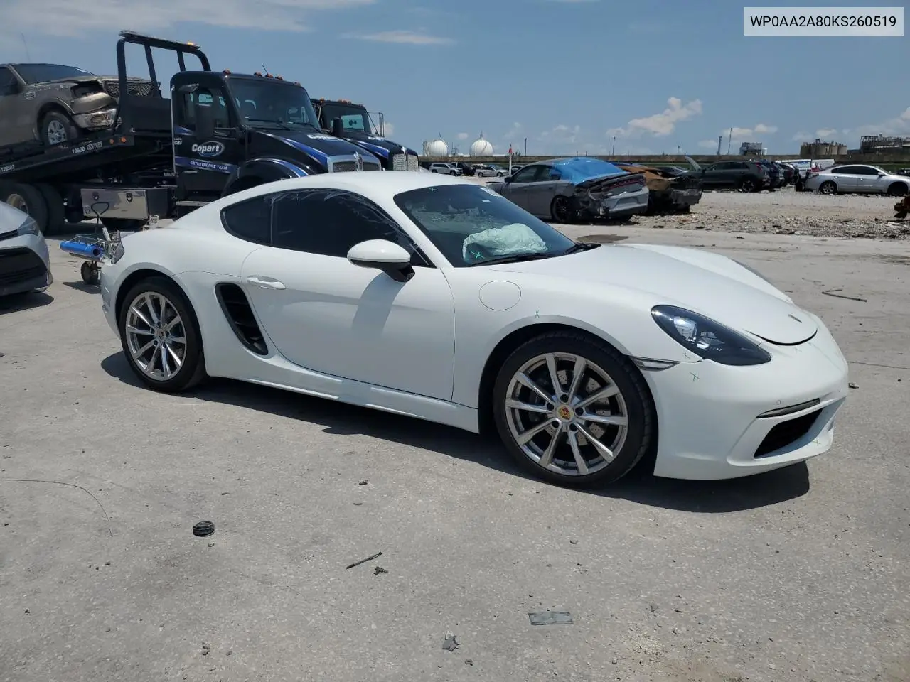 2019 Porsche Cayman Base VIN: WP0AA2A80KS260519 Lot: 59036735