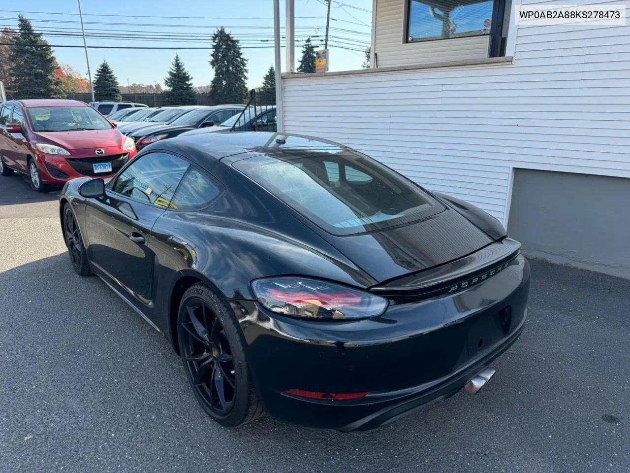 2019 Porsche Cayman S VIN: WP0AB2A88KS278473 Lot: 77811294