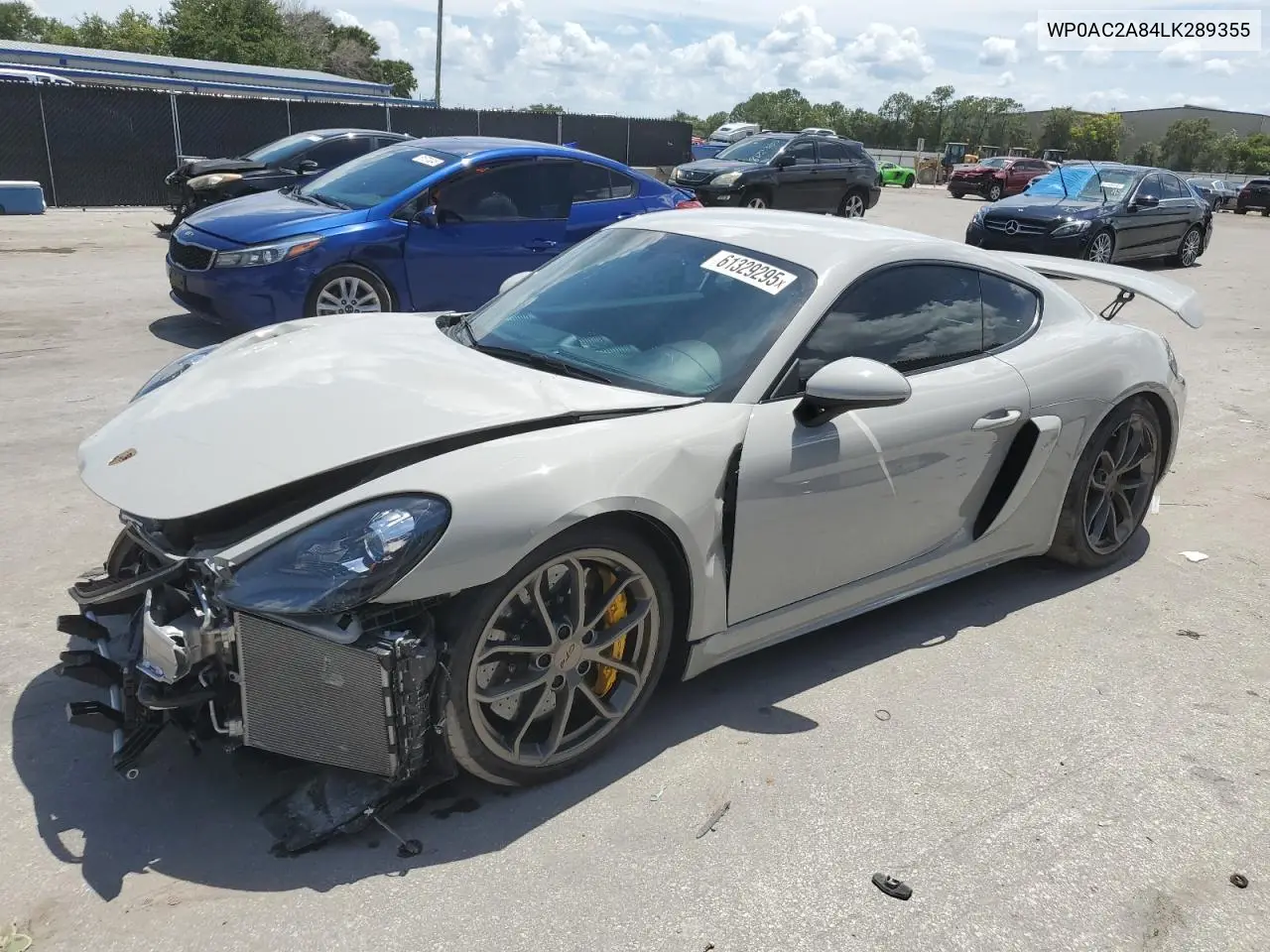 2020 Porsche Cayman Gt4 VIN: WP0AC2A84LK289355 Lot: 61329295