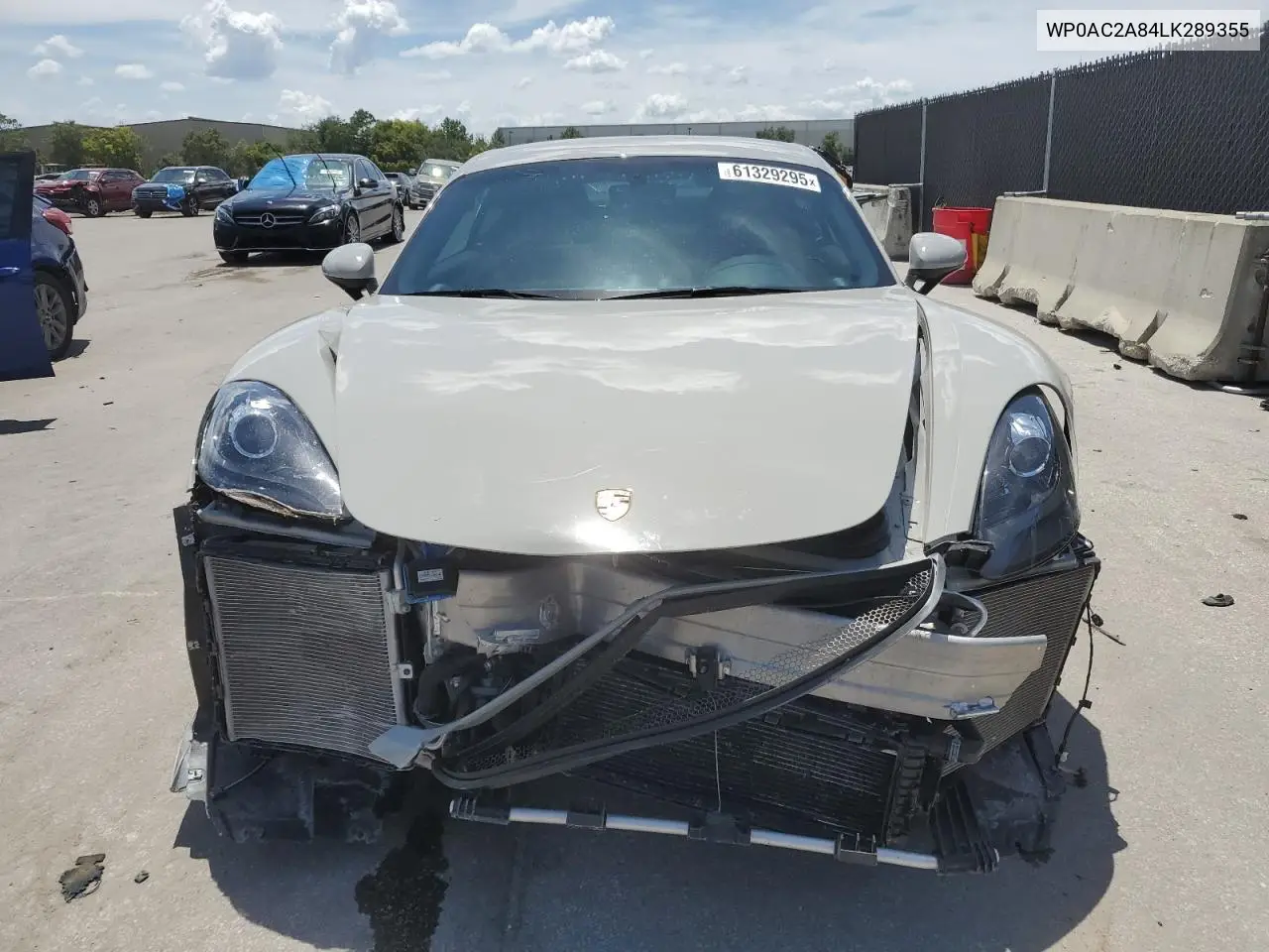 2020 Porsche Cayman Gt4 VIN: WP0AC2A84LK289355 Lot: 61329295