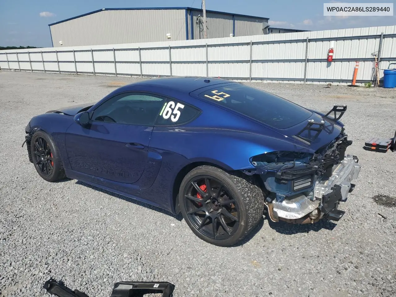 2020 Porsche Cayman Gt4 VIN: WP0AC2A86LS289440 Lot: 62090585