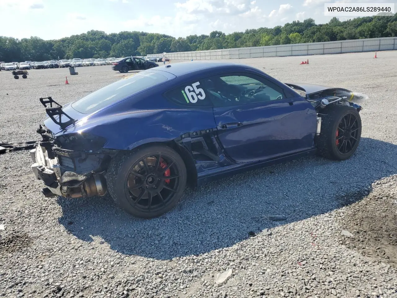 2020 Porsche Cayman Gt4 VIN: WP0AC2A86LS289440 Lot: 62090585