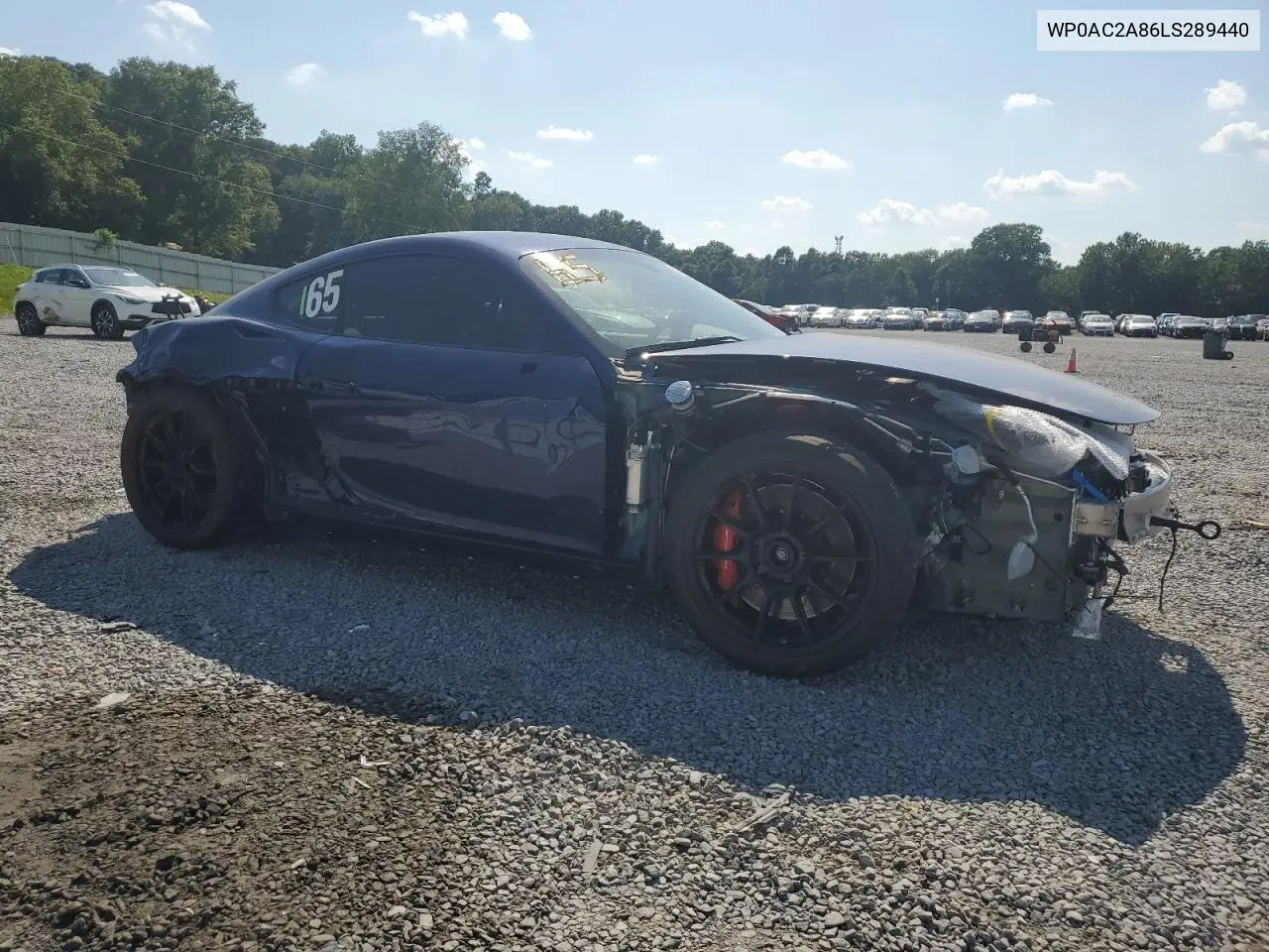 2020 Porsche Cayman Gt4 VIN: WP0AC2A86LS289440 Lot: 62090585