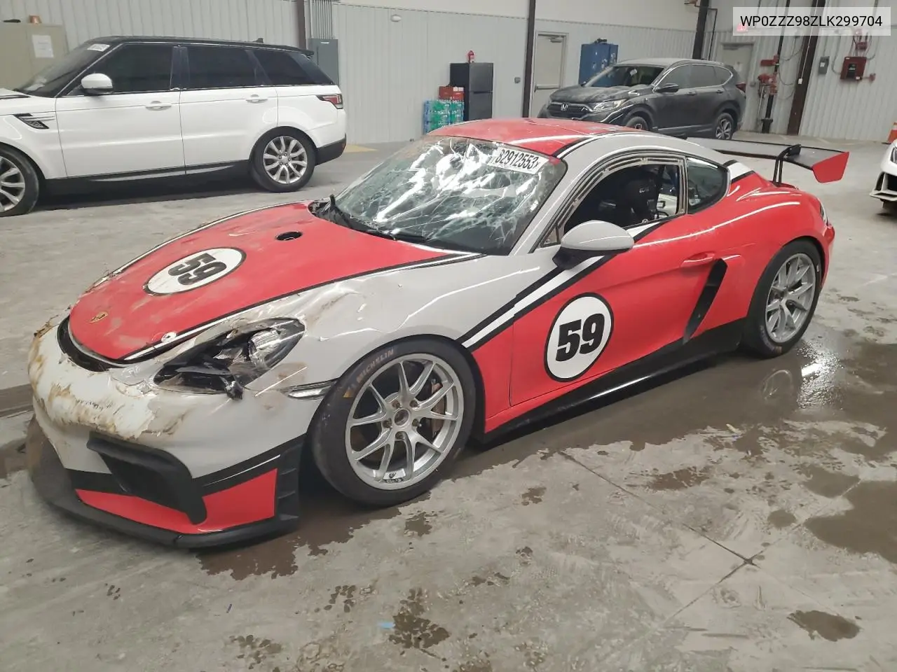 2020 Porsche Cayman Gt4 VIN: WP0ZZZ98ZLK299704 Lot: 82912553