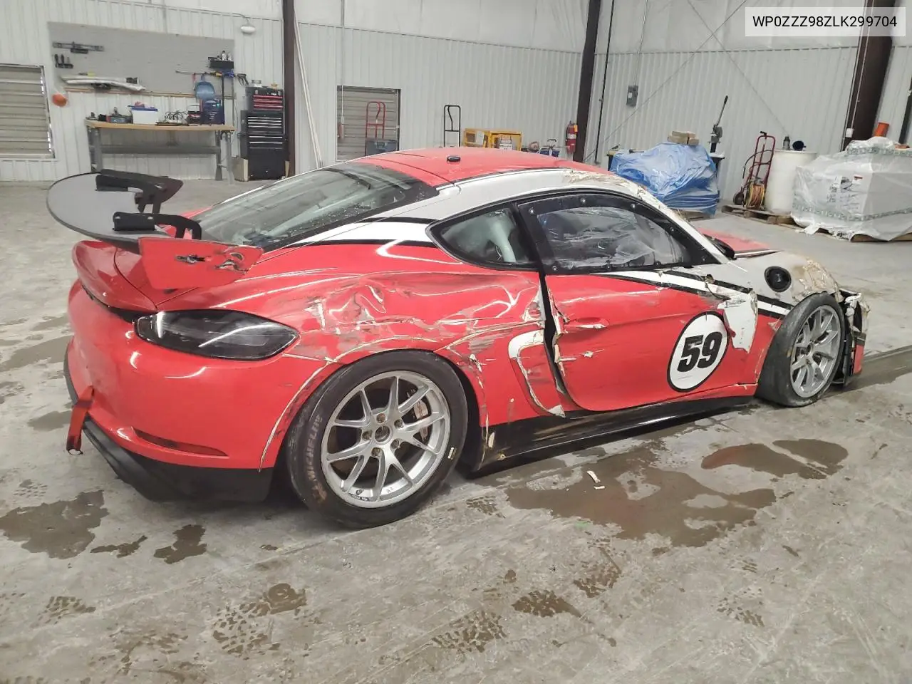 2020 Porsche Cayman Gt4 VIN: WP0ZZZ98ZLK299704 Lot: 82912553
