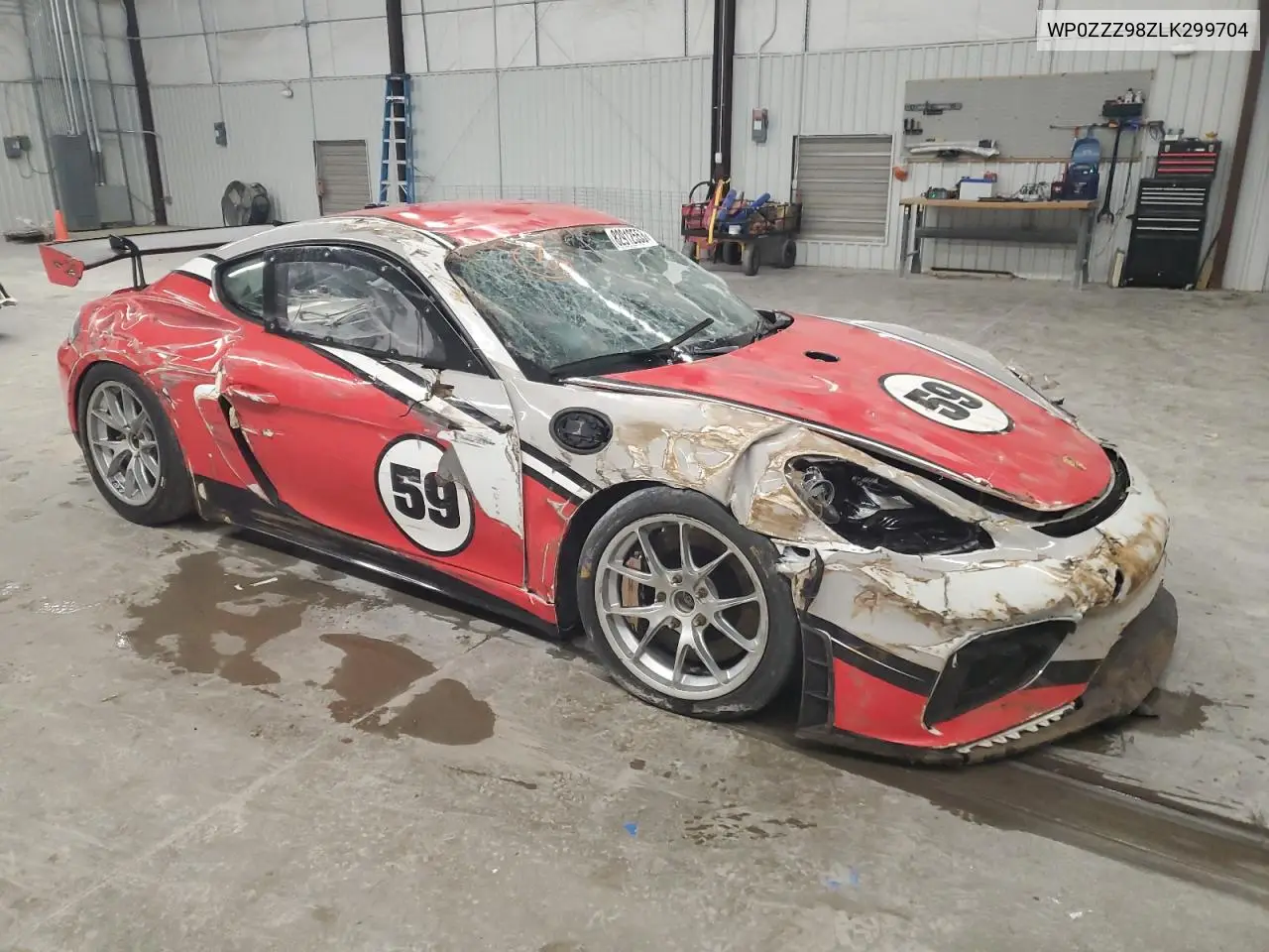 2020 Porsche Cayman Gt4 VIN: WP0ZZZ98ZLK299704 Lot: 82912553