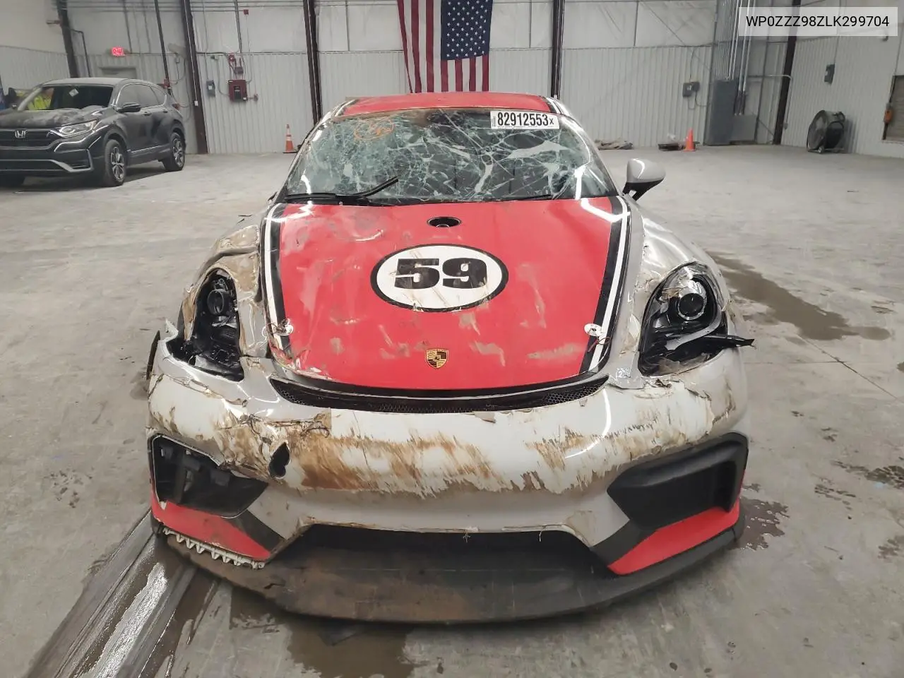 2020 Porsche Cayman Gt4 VIN: WP0ZZZ98ZLK299704 Lot: 82912553