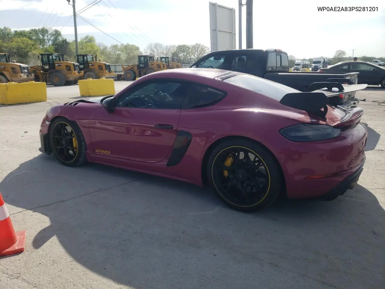 2023 Porsche Cayman Gt4 Rs VIN: WP0AE2A83PS281201 Lot: 53647645