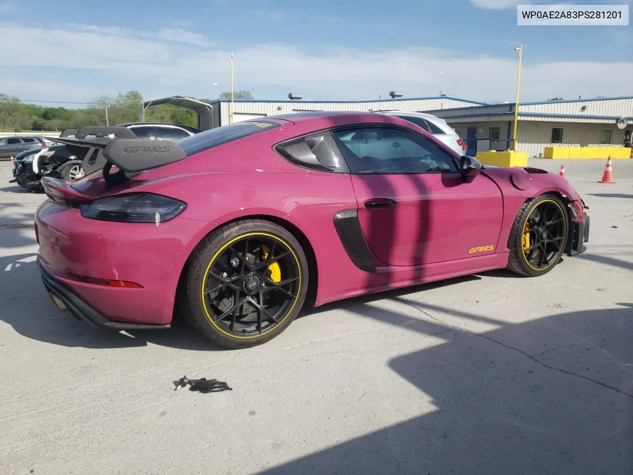 2023 Porsche Cayman Gt4 Rs VIN: WP0AE2A83PS281201 Lot: 53647645
