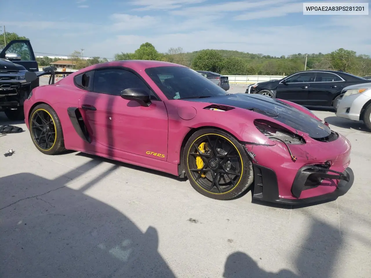2023 Porsche Cayman Gt4 Rs VIN: WP0AE2A83PS281201 Lot: 53647645
