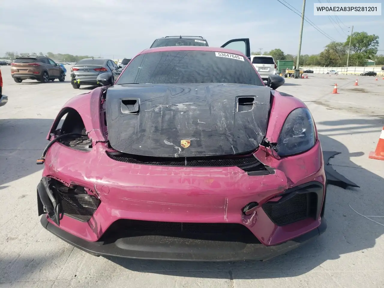 2023 Porsche Cayman Gt4 Rs VIN: WP0AE2A83PS281201 Lot: 53647645