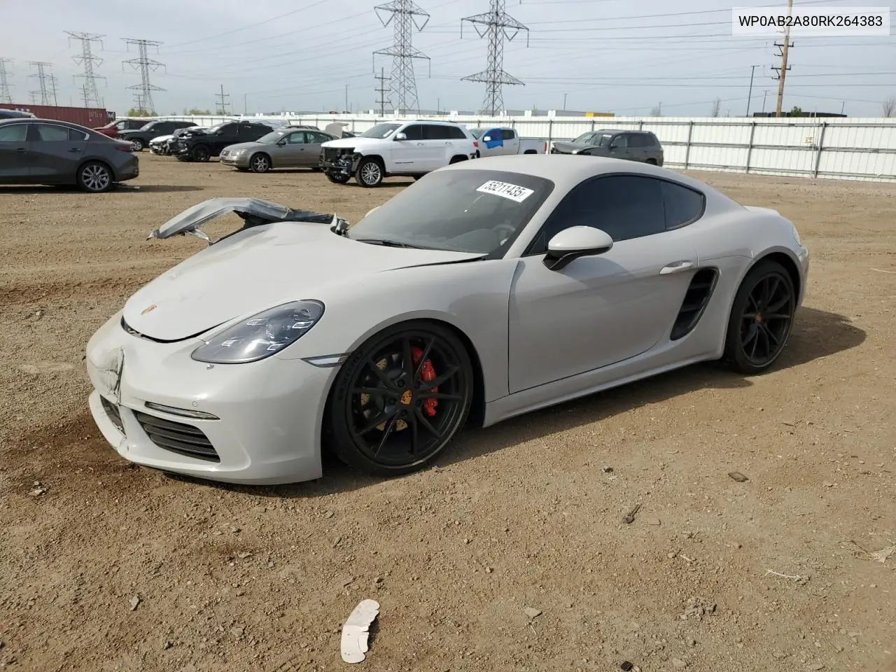 2024 Porsche Cayman S VIN: WP0AB2A80RK264383 Lot: 55211435