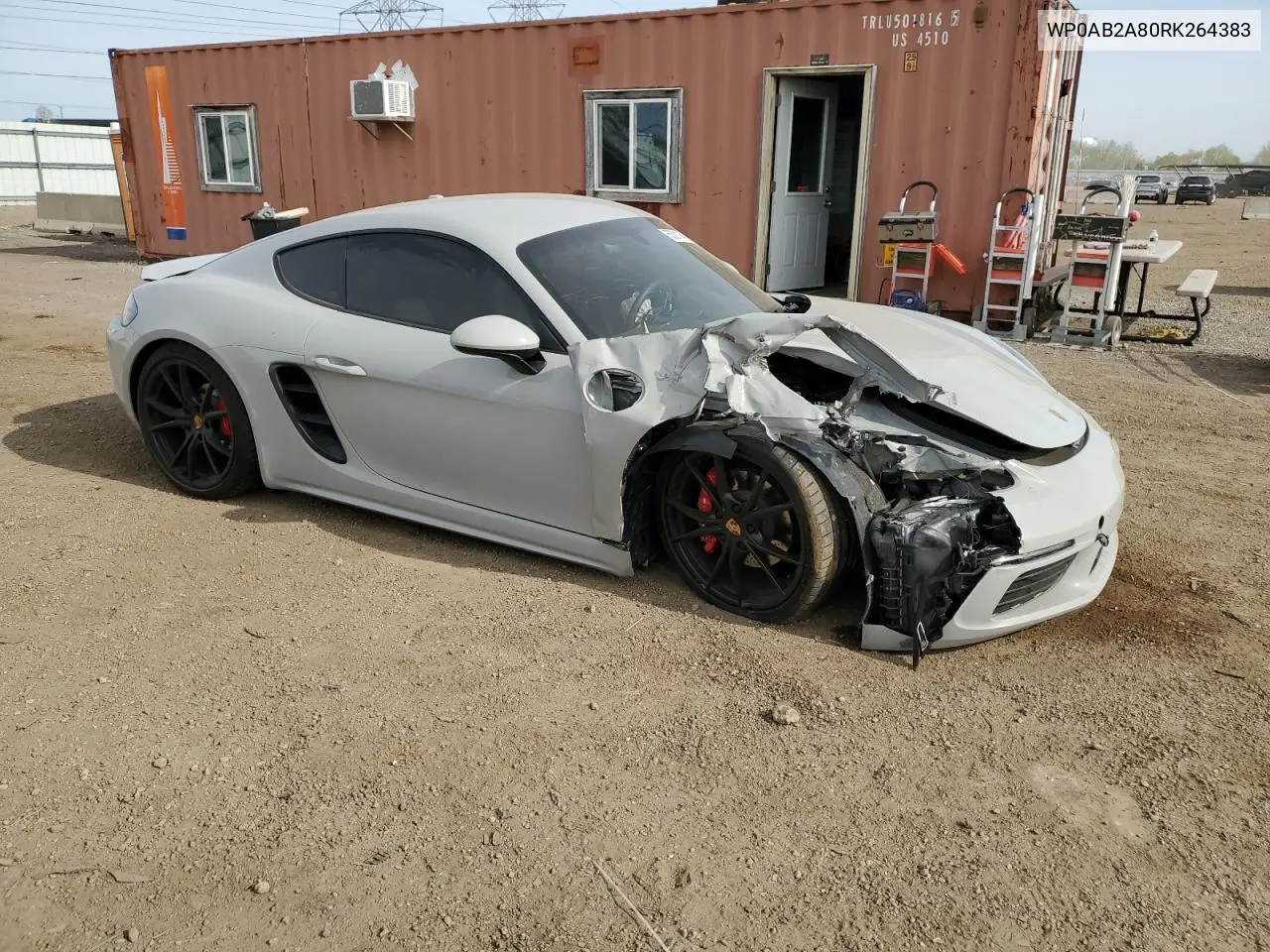 2024 Porsche Cayman S VIN: WP0AB2A80RK264383 Lot: 55211435