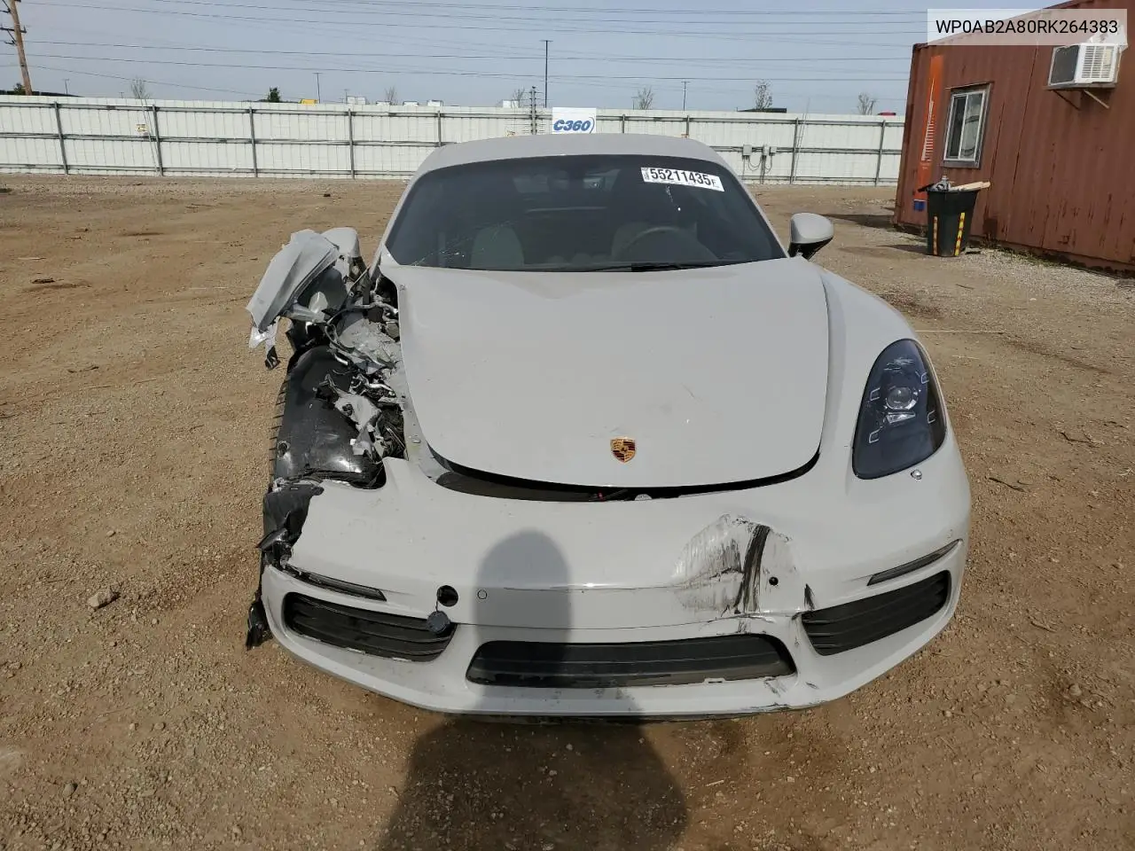 2024 Porsche Cayman S VIN: WP0AB2A80RK264383 Lot: 55211435
