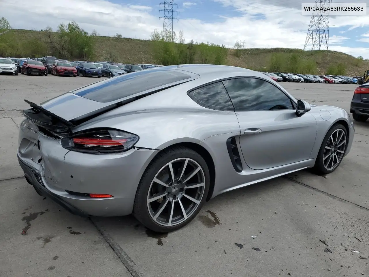 2024 Porsche Cayman Base VIN: WP0AA2A83RK255633 Lot: 55687325