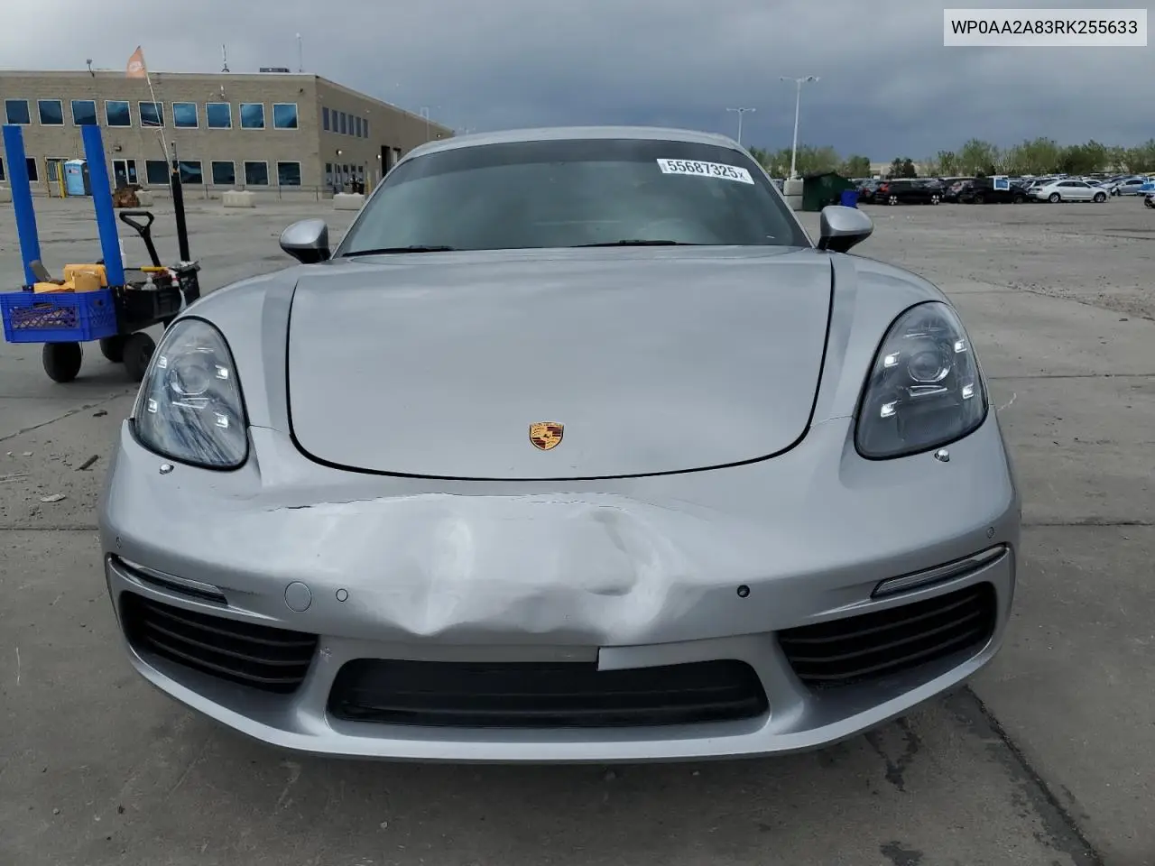 2024 Porsche Cayman Base VIN: WP0AA2A83RK255633 Lot: 55687325