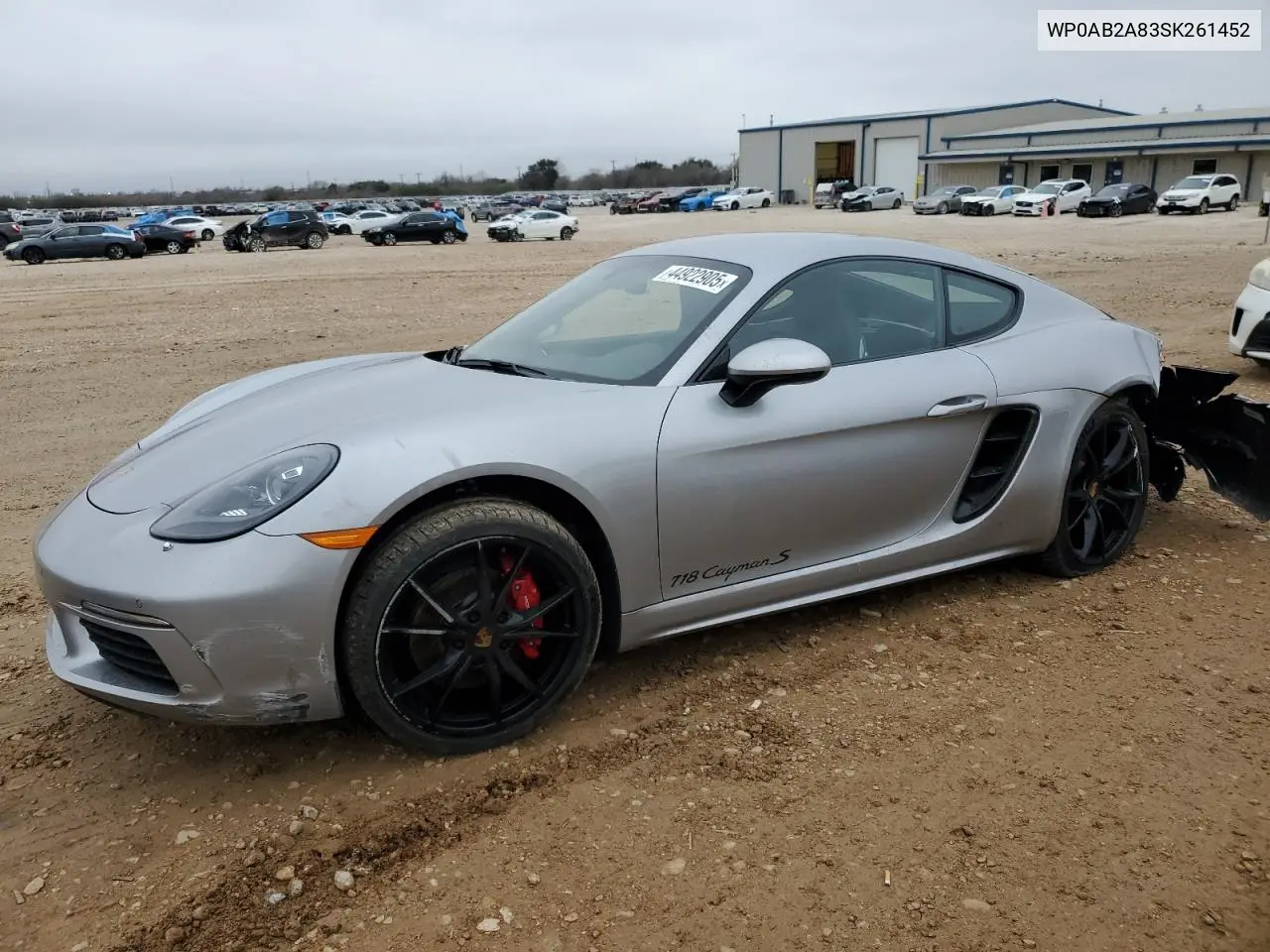 2025 Porsche Cayman S VIN: WP0AB2A83SK261452 Lot: 51907845