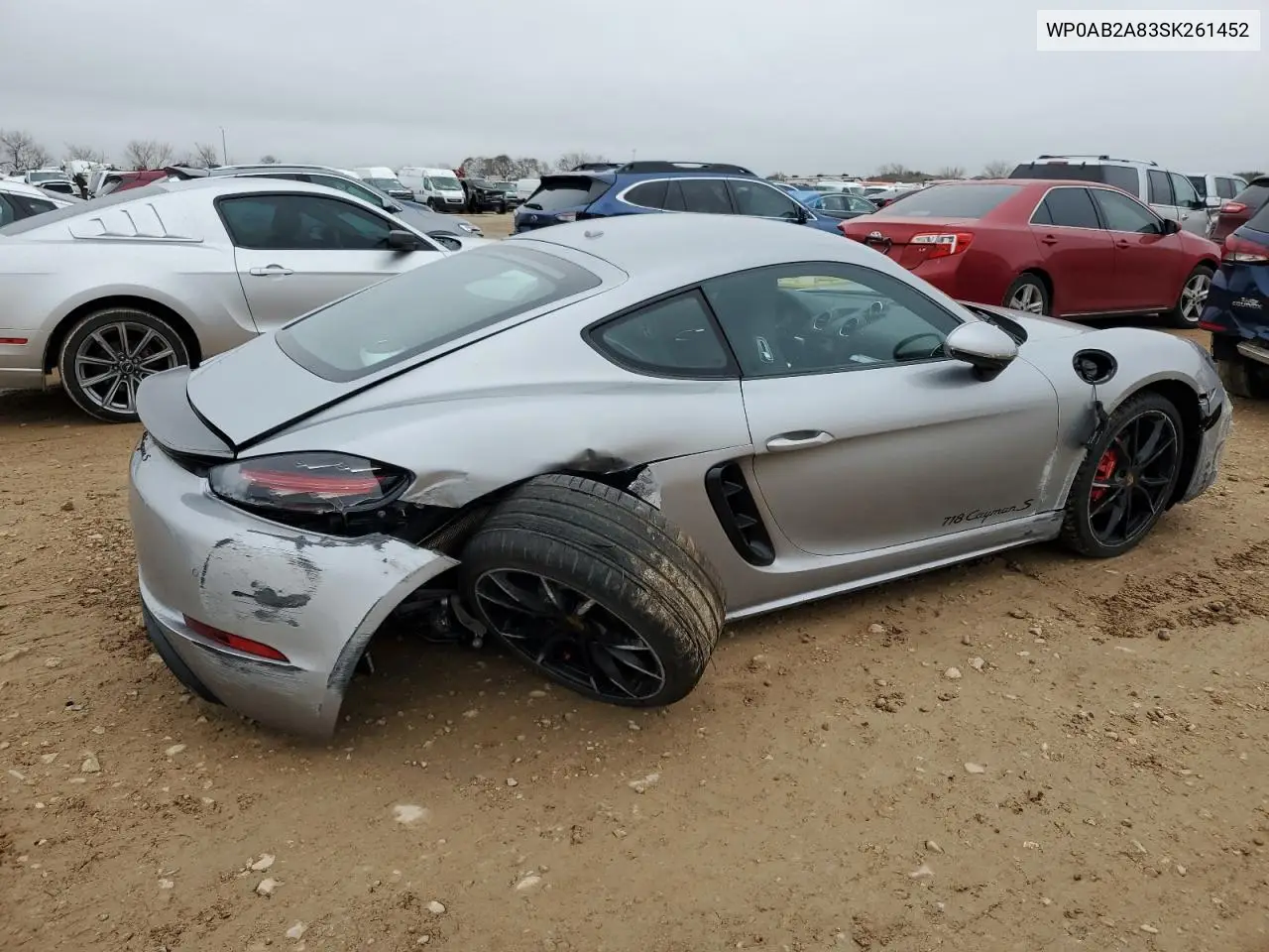 2025 Porsche Cayman S VIN: WP0AB2A83SK261452 Lot: 51907845