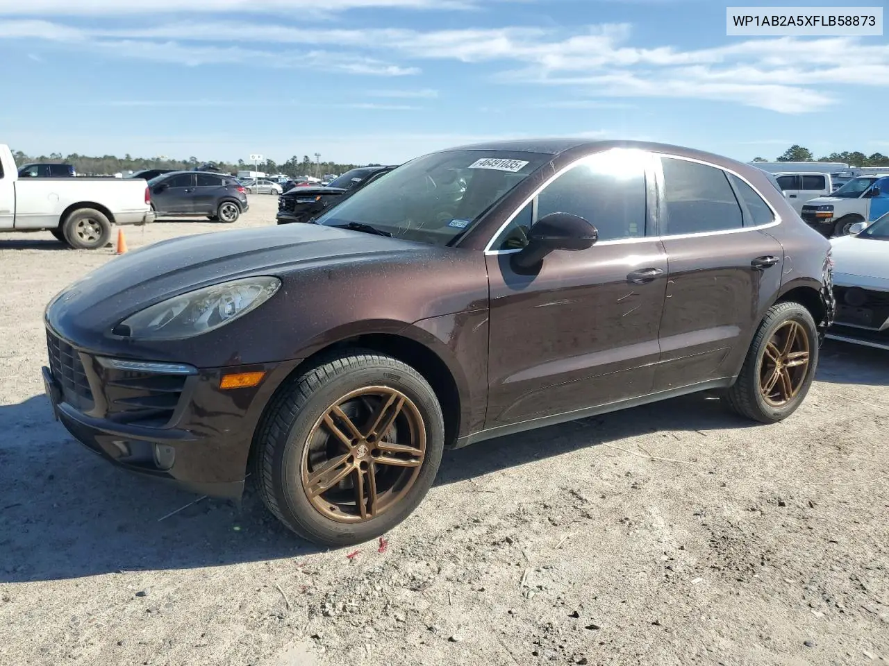 2015 Porsche Macan S VIN: WP1AB2A5XFLB58873 Lot: 46491035