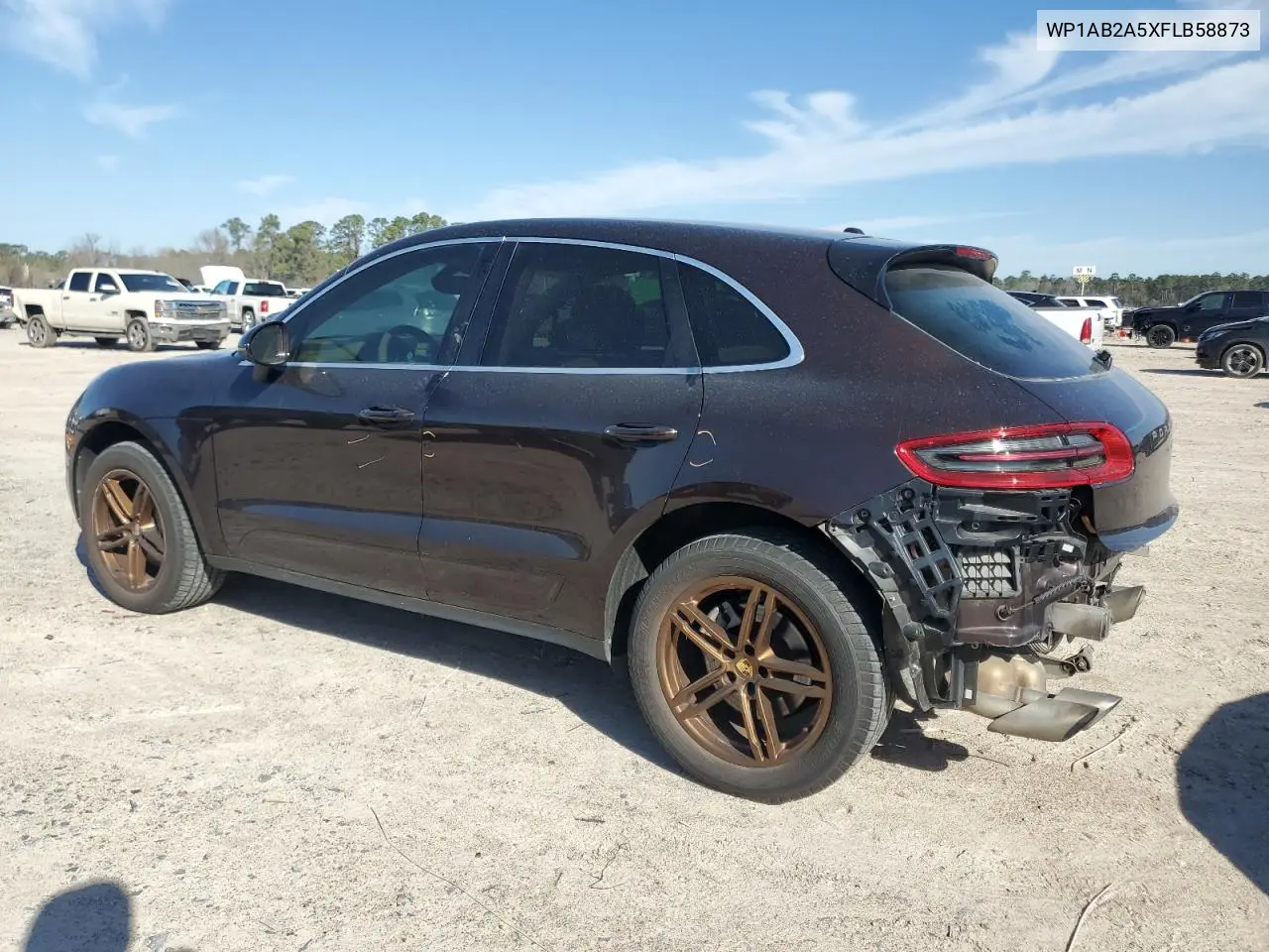 2015 Porsche Macan S VIN: WP1AB2A5XFLB58873 Lot: 46491035