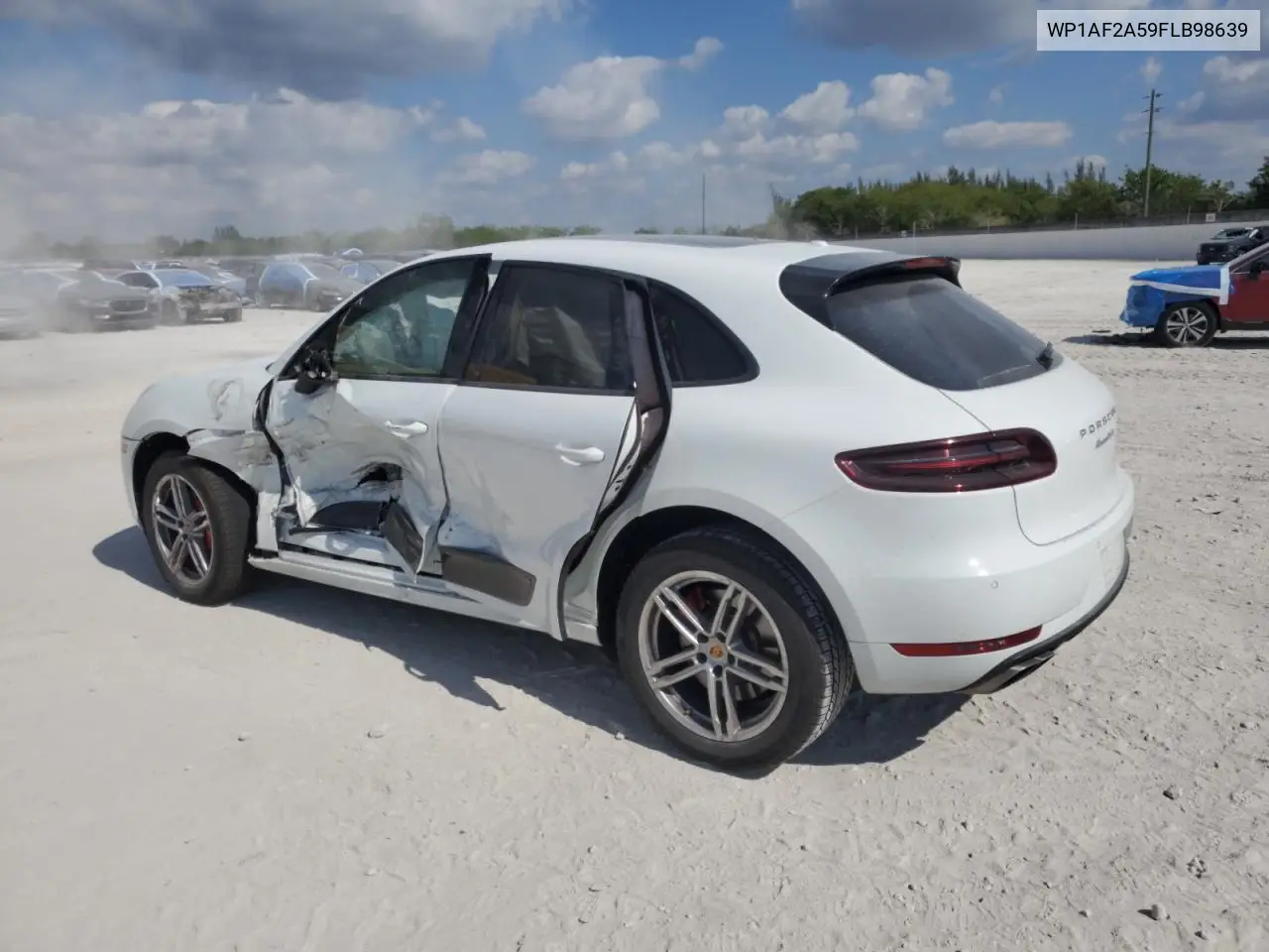 2015 Porsche Macan Turbo VIN: WP1AF2A59FLB98639 Lot: 53392935