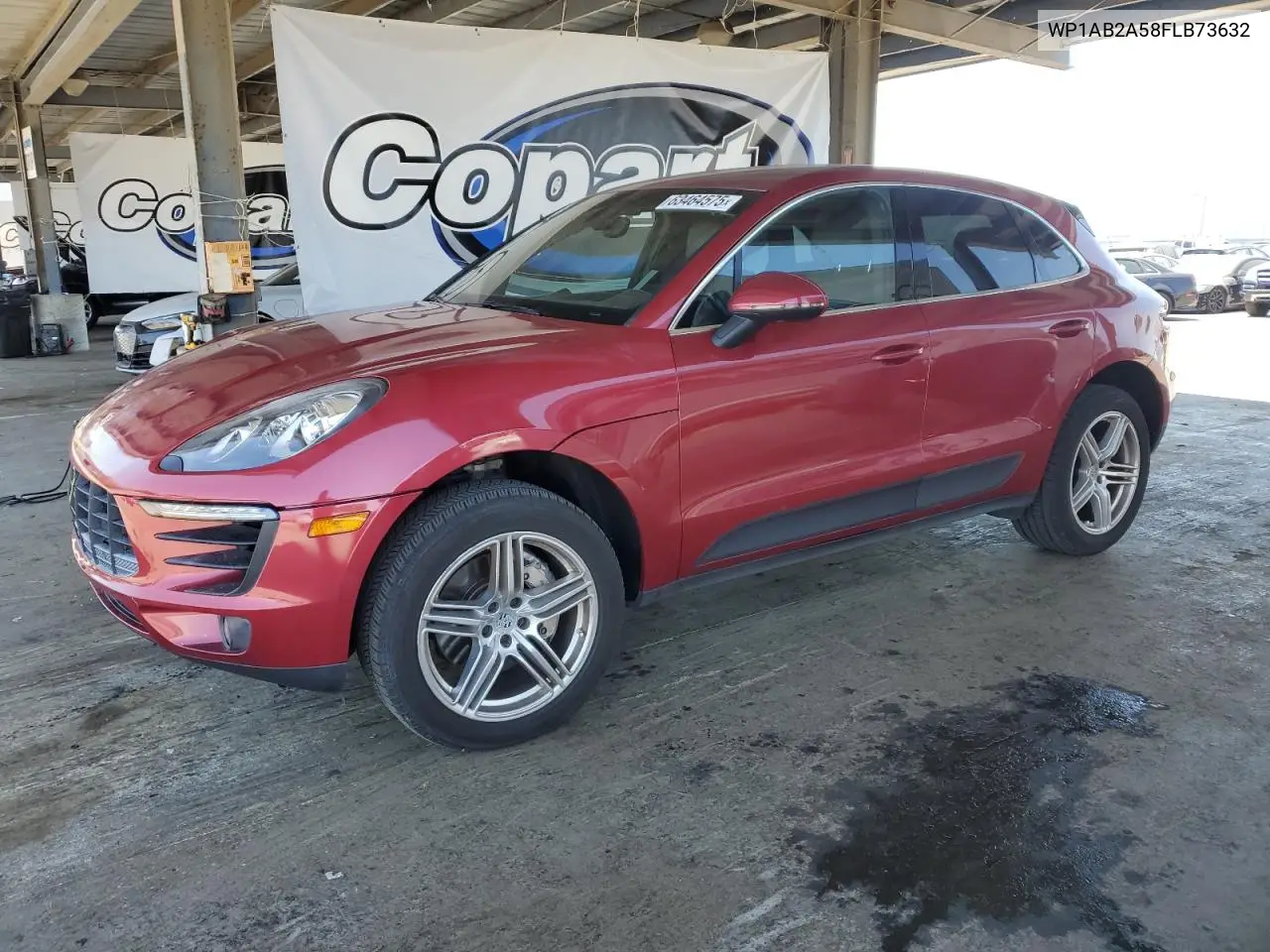 2015 Porsche Macan S VIN: WP1AB2A58FLB73632 Lot: 63464575