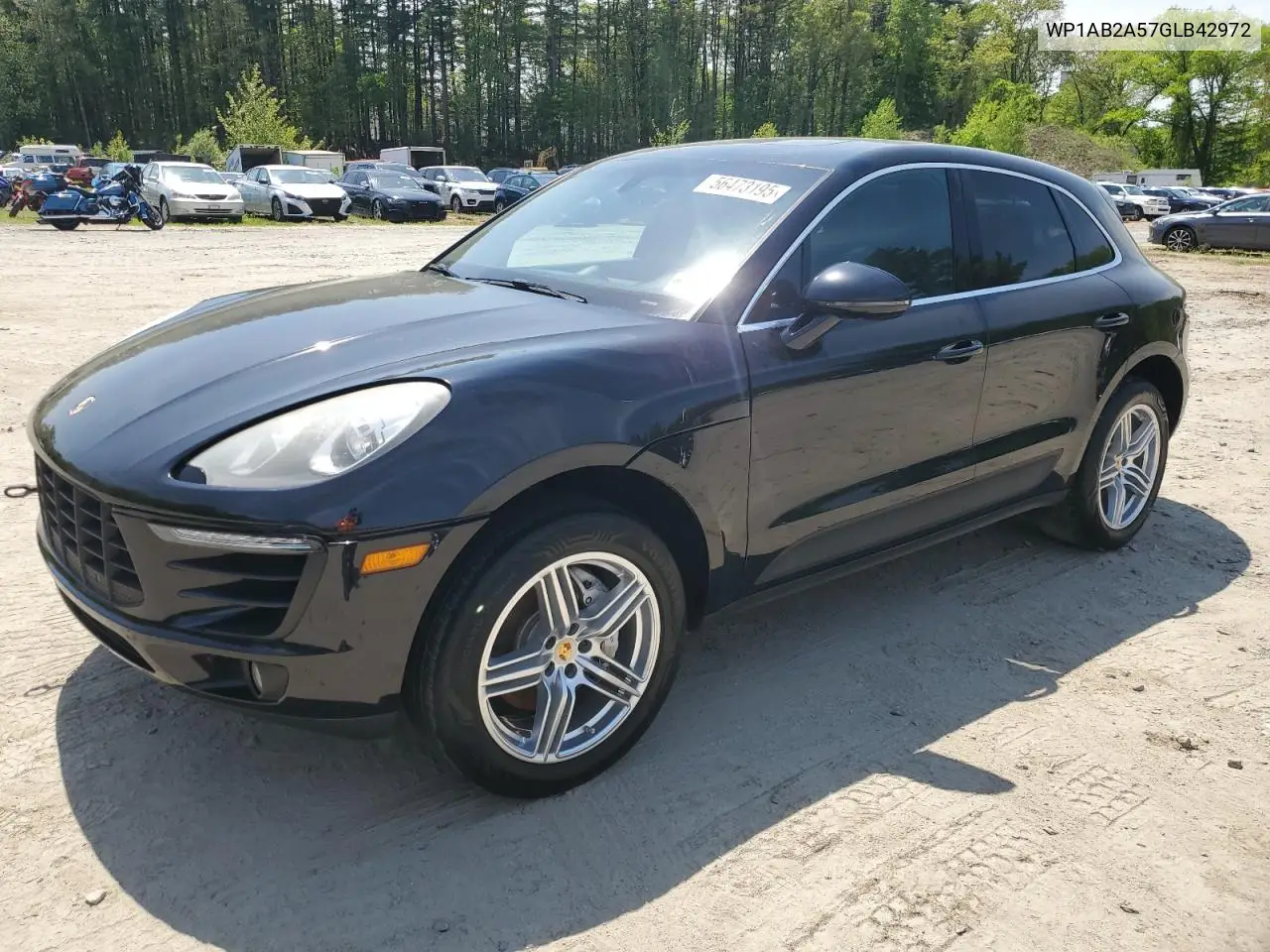 2016 Porsche Macan S VIN: WP1AB2A57GLB42972 Lot: 56473195