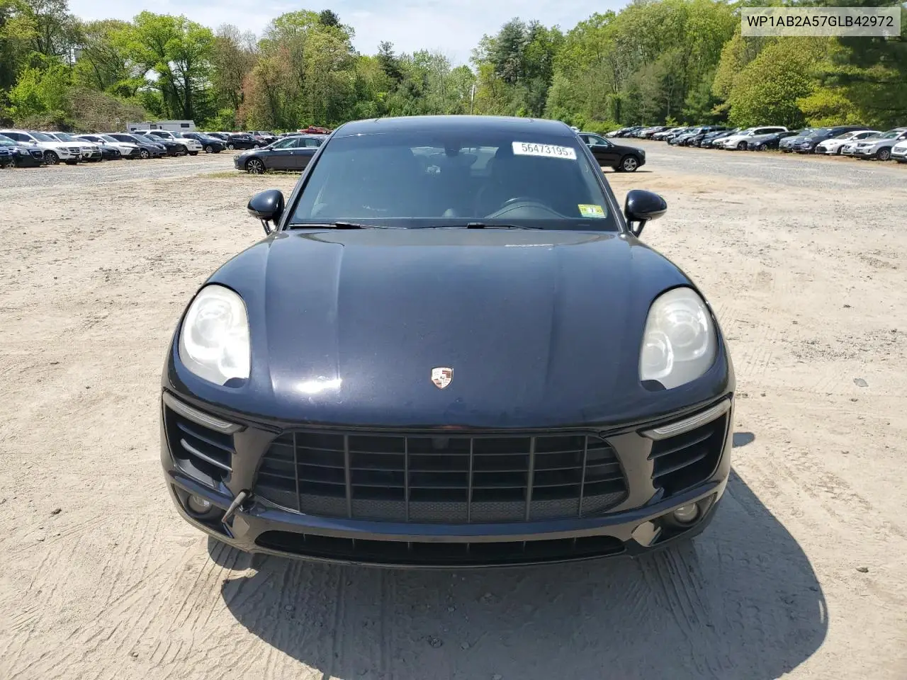 2016 Porsche Macan S VIN: WP1AB2A57GLB42972 Lot: 56473195