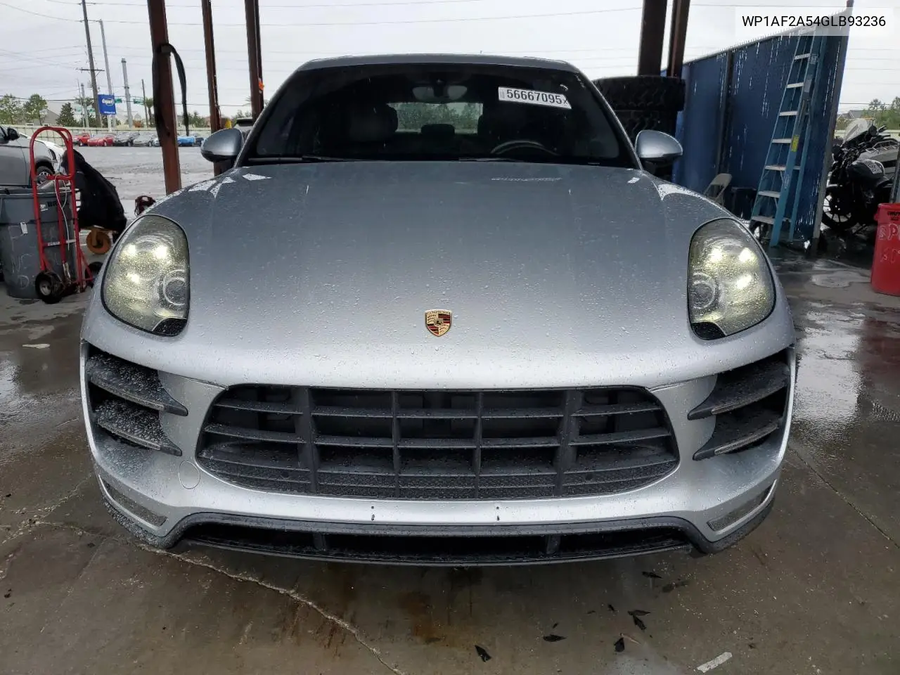 2016 Porsche Macan Turbo VIN: WP1AF2A54GLB93236 Lot: 56667095