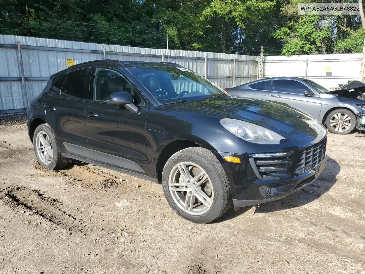 2016 Porsche Macan S VIN: WP1AB2A54GLB43822 Lot: 56880415