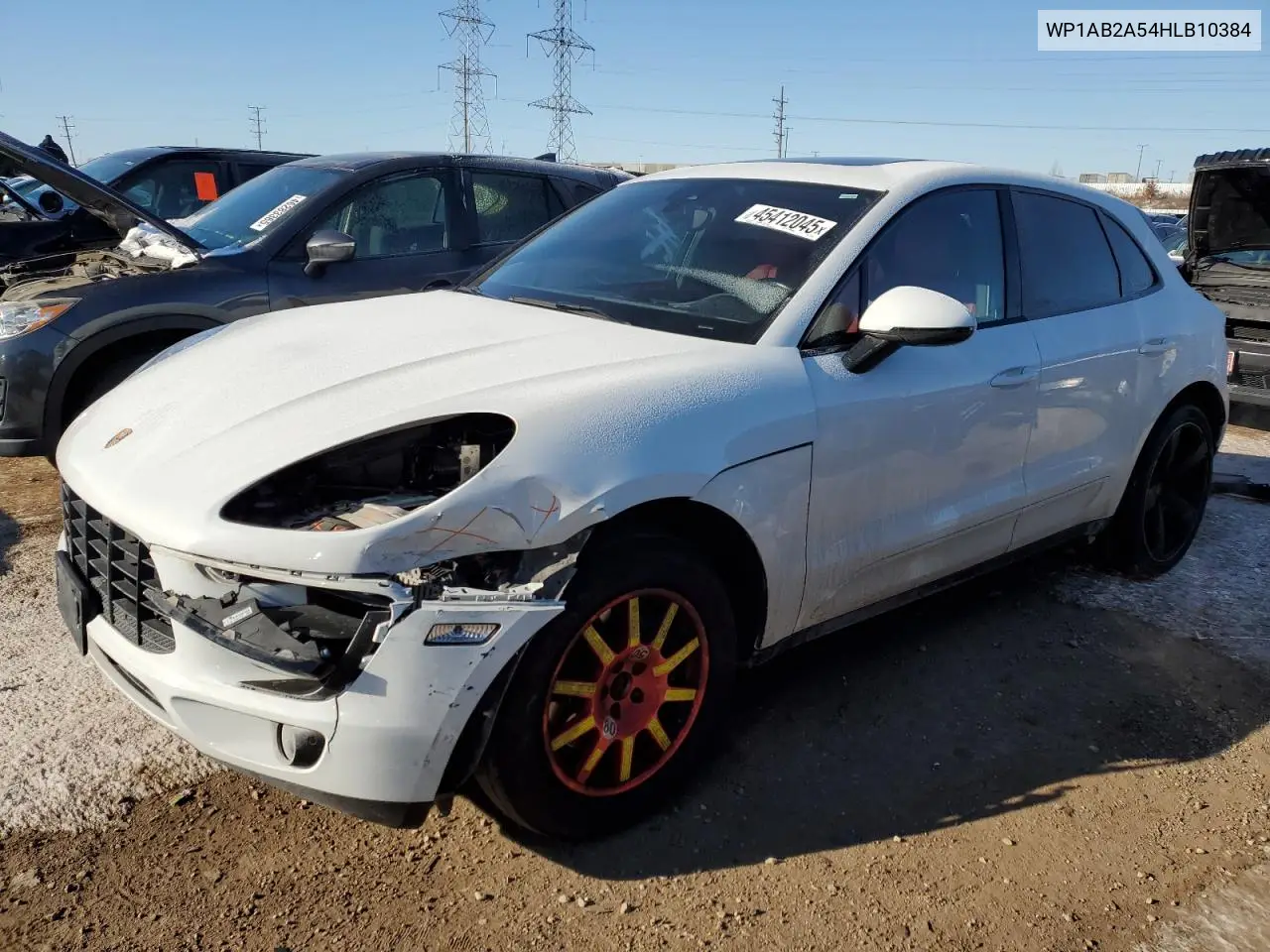 2017 Porsche Macan S VIN: WP1AB2A54HLB10384 Lot: 45412045