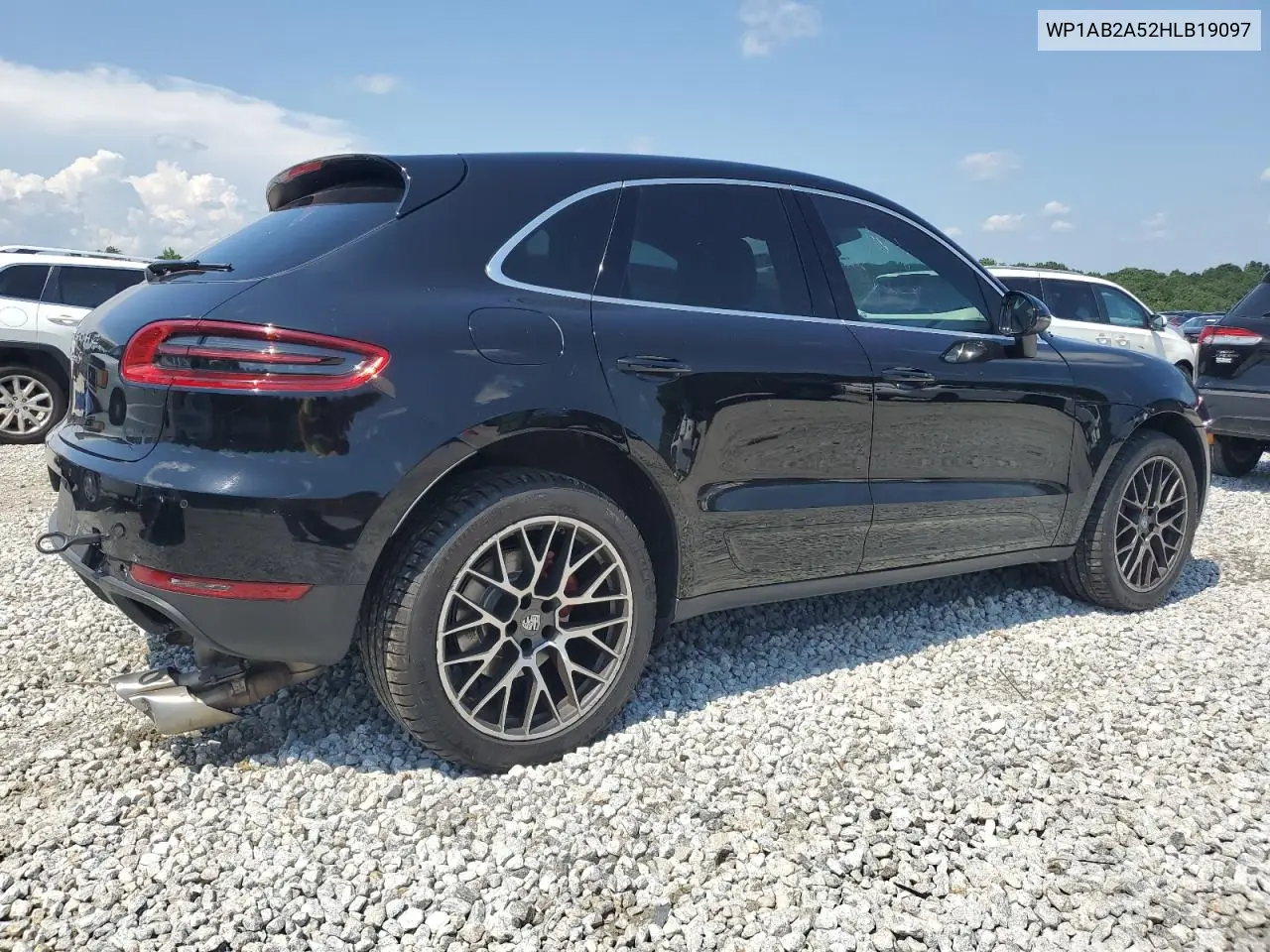 2017 Porsche Macan S VIN: WP1AB2A52HLB19097 Lot: 62745395