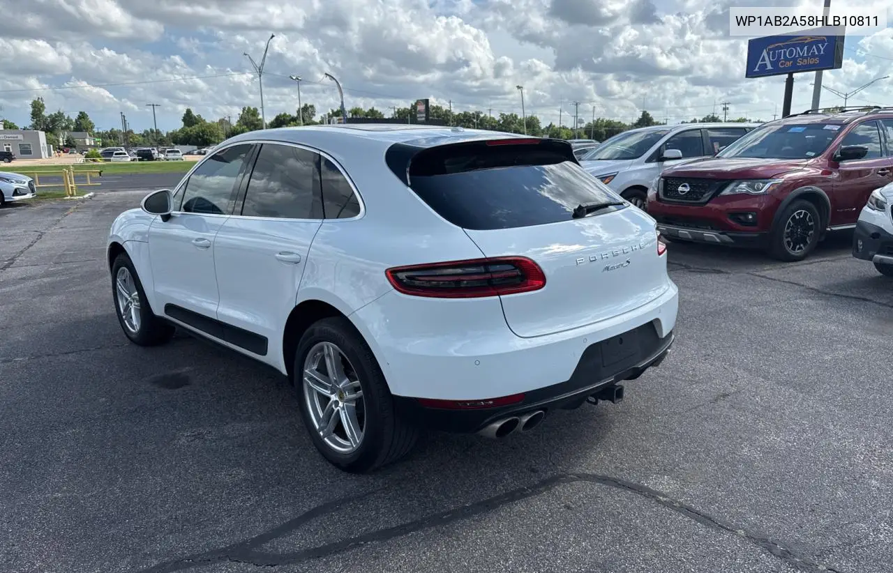 2017 Porsche Macan S VIN: WP1AB2A58HLB10811 Lot: 63115735
