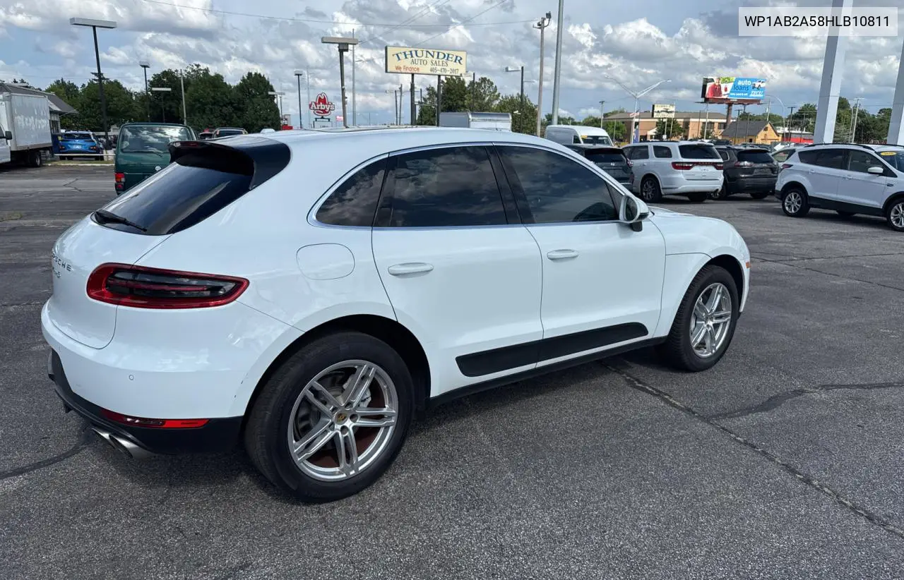 2017 Porsche Macan S VIN: WP1AB2A58HLB10811 Lot: 63115735