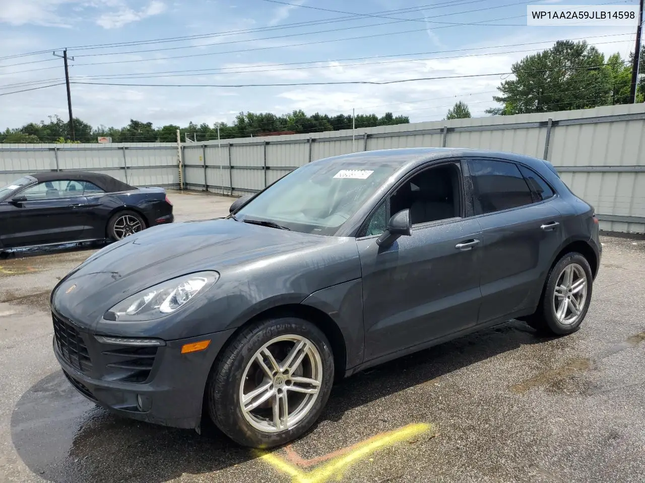 2018 Porsche Macan VIN: WP1AA2A59JLB14598 Lot: 58989995