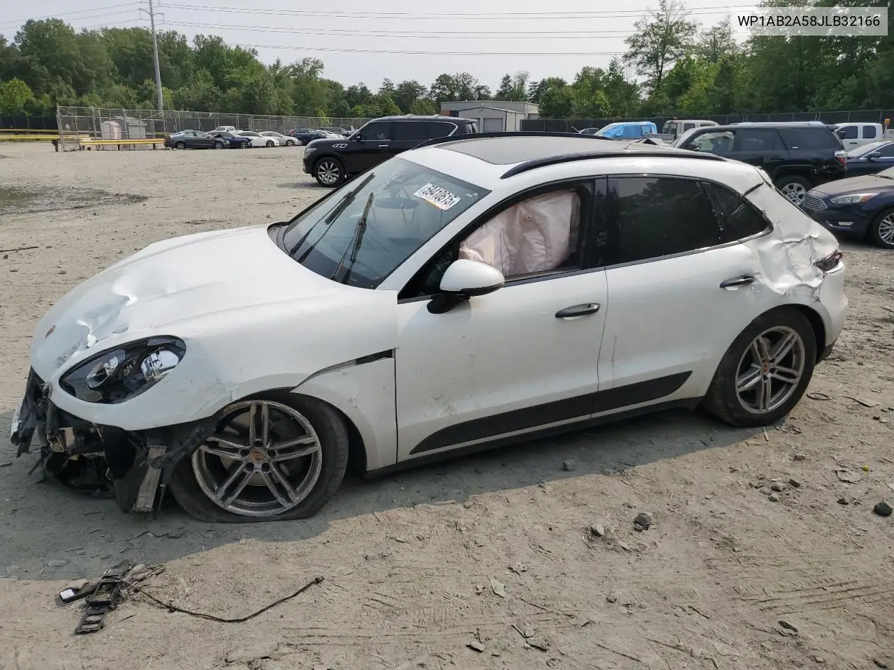2018 Porsche Macan S VIN: WP1AB2A58JLB32166 Lot: 59410615