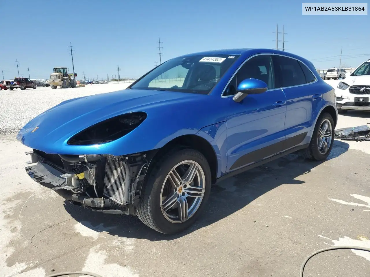 2019 Porsche Macan S VIN: WP1AB2A53KLB31864 Lot: 49454305