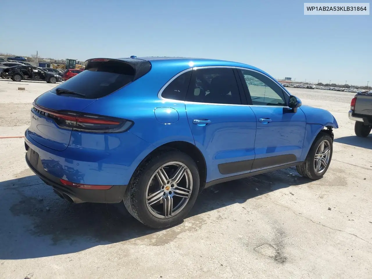 2019 Porsche Macan S VIN: WP1AB2A53KLB31864 Lot: 49454305