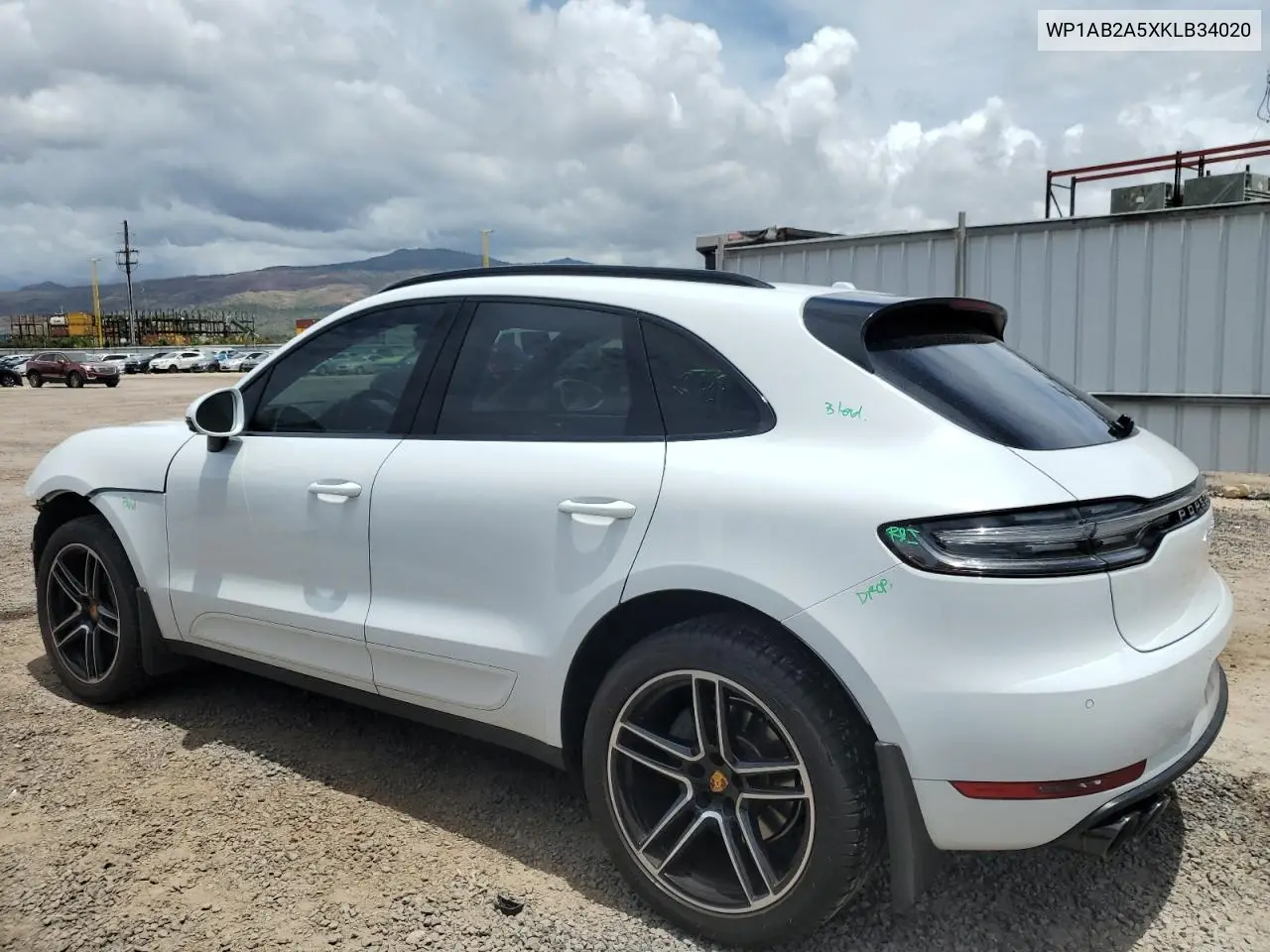 2019 Porsche Macan S VIN: WP1AB2A5XKLB34020 Lot: 53504225