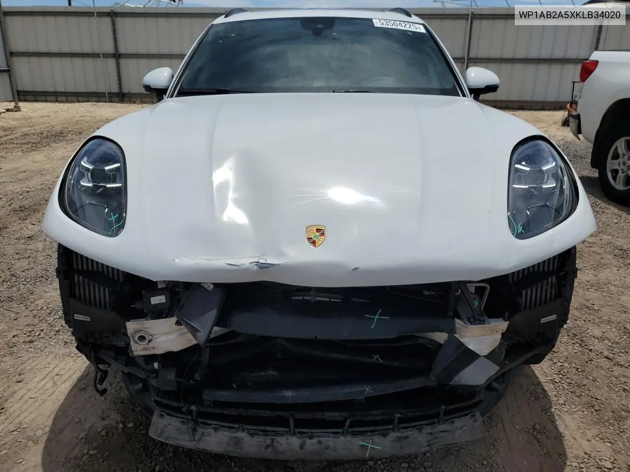 2019 Porsche Macan S VIN: WP1AB2A5XKLB34020 Lot: 53504225