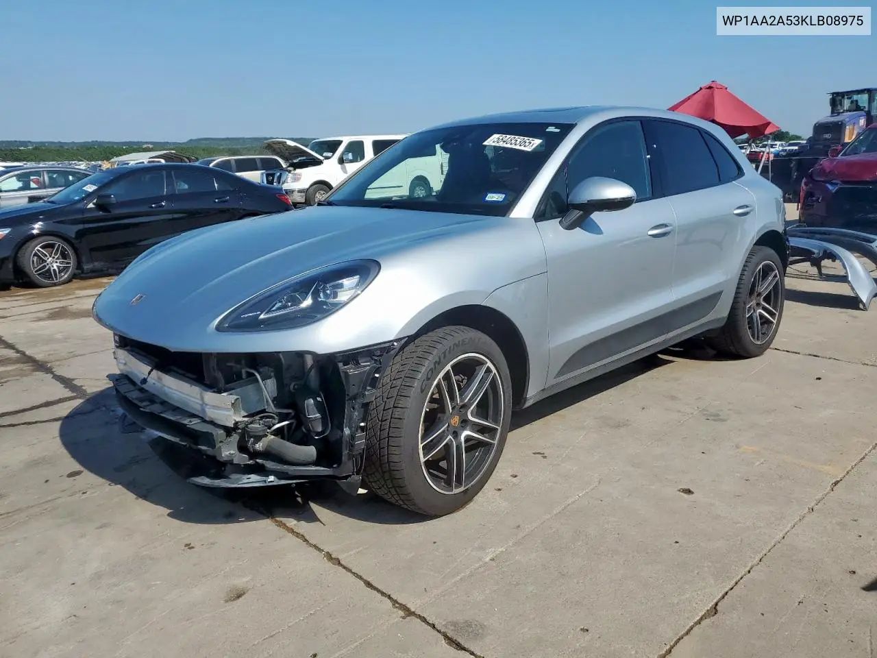 2019 Porsche Macan VIN: WP1AA2A53KLB08975 Lot: 58485365