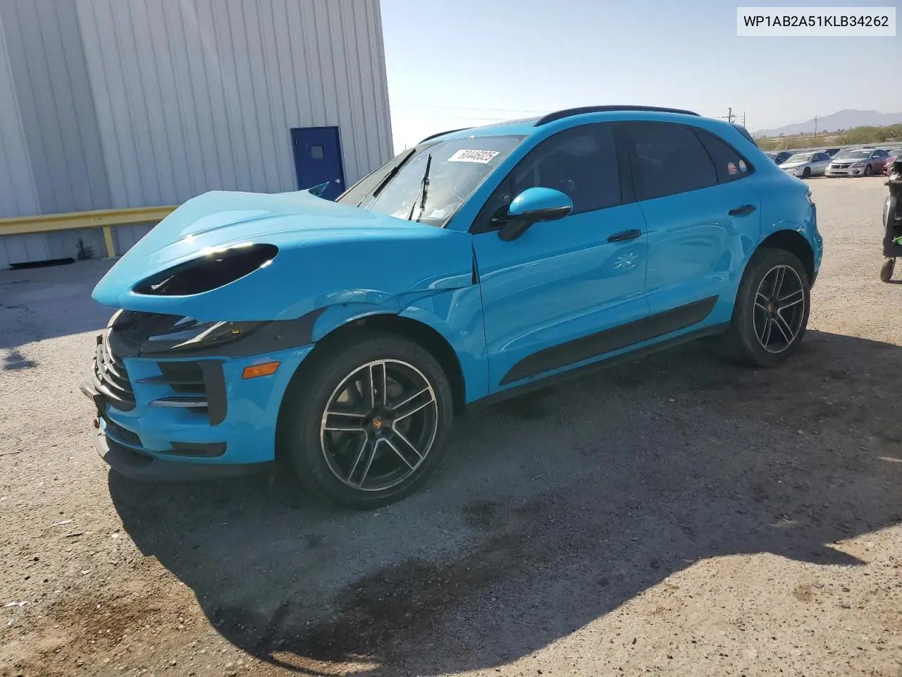 2019 Porsche Macan S VIN: WP1AB2A51KLB34262 Lot: 60446025