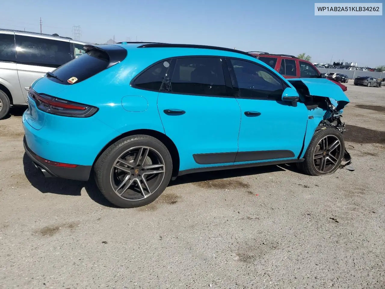 2019 Porsche Macan S VIN: WP1AB2A51KLB34262 Lot: 60446025