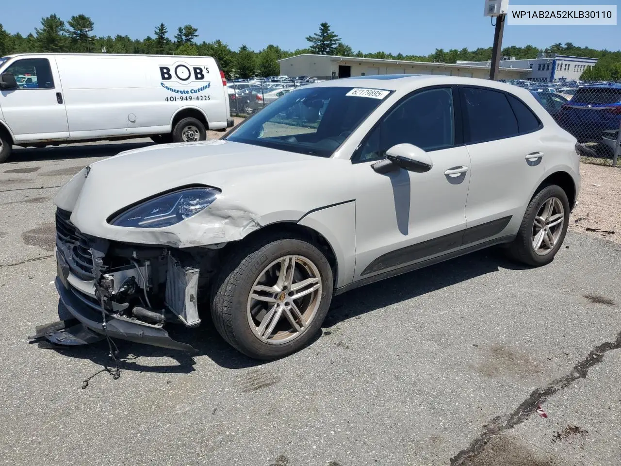 2019 Porsche Macan S VIN: WP1AB2A52KLB30110 Lot: 62179895