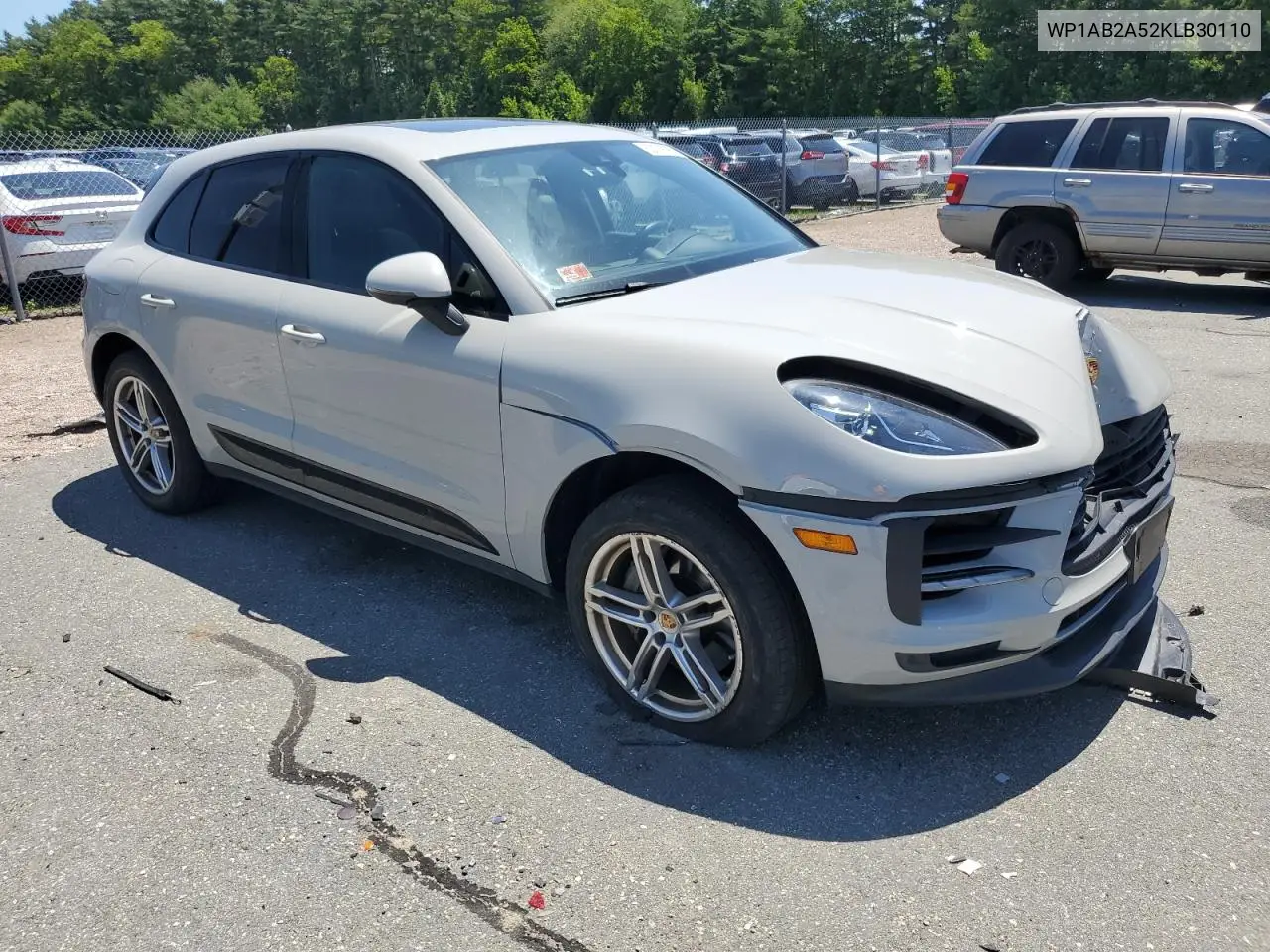2019 Porsche Macan S VIN: WP1AB2A52KLB30110 Lot: 62179895