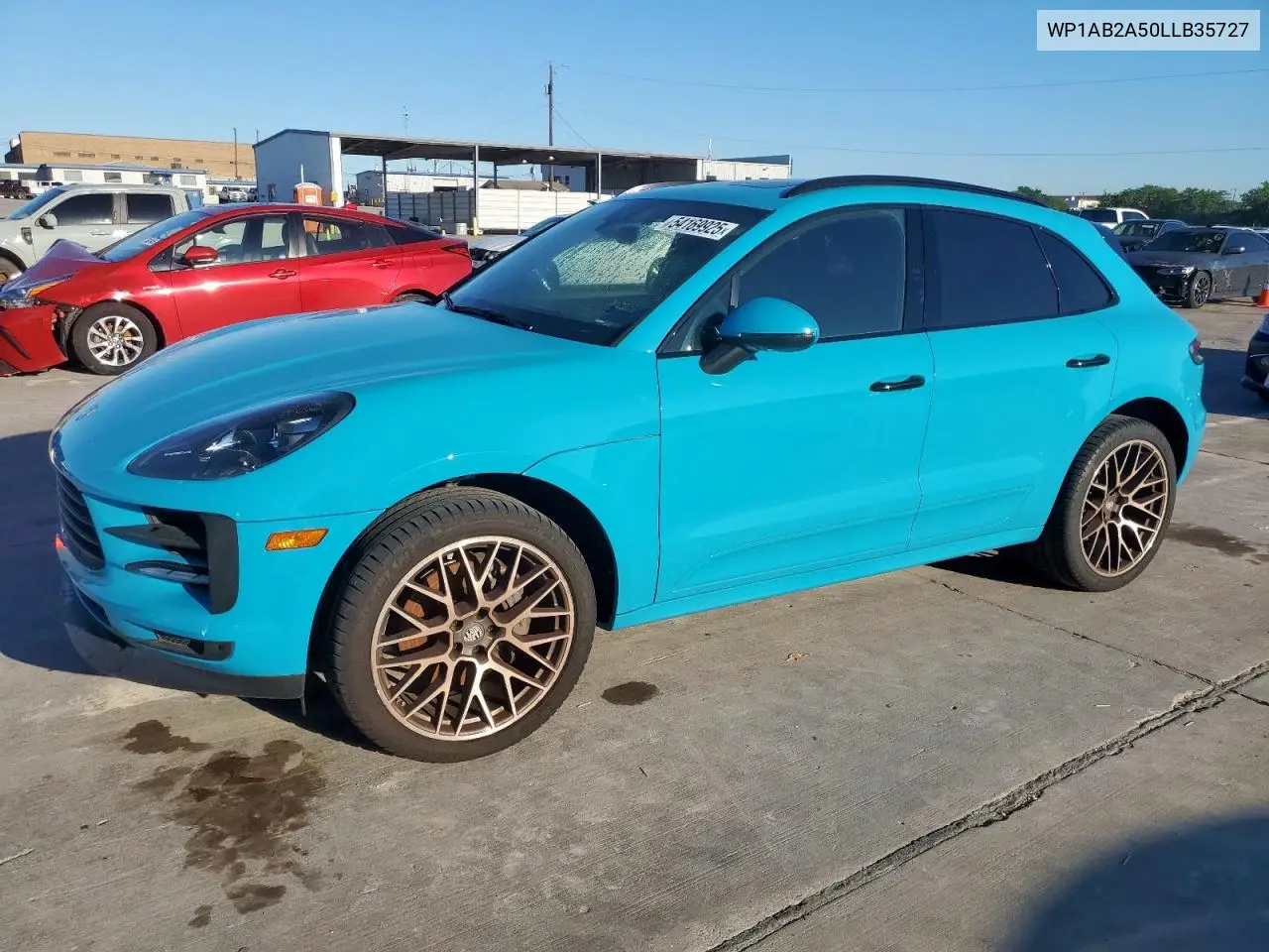 2020 Porsche Macan S VIN: WP1AB2A50LLB35727 Lot: 54169925